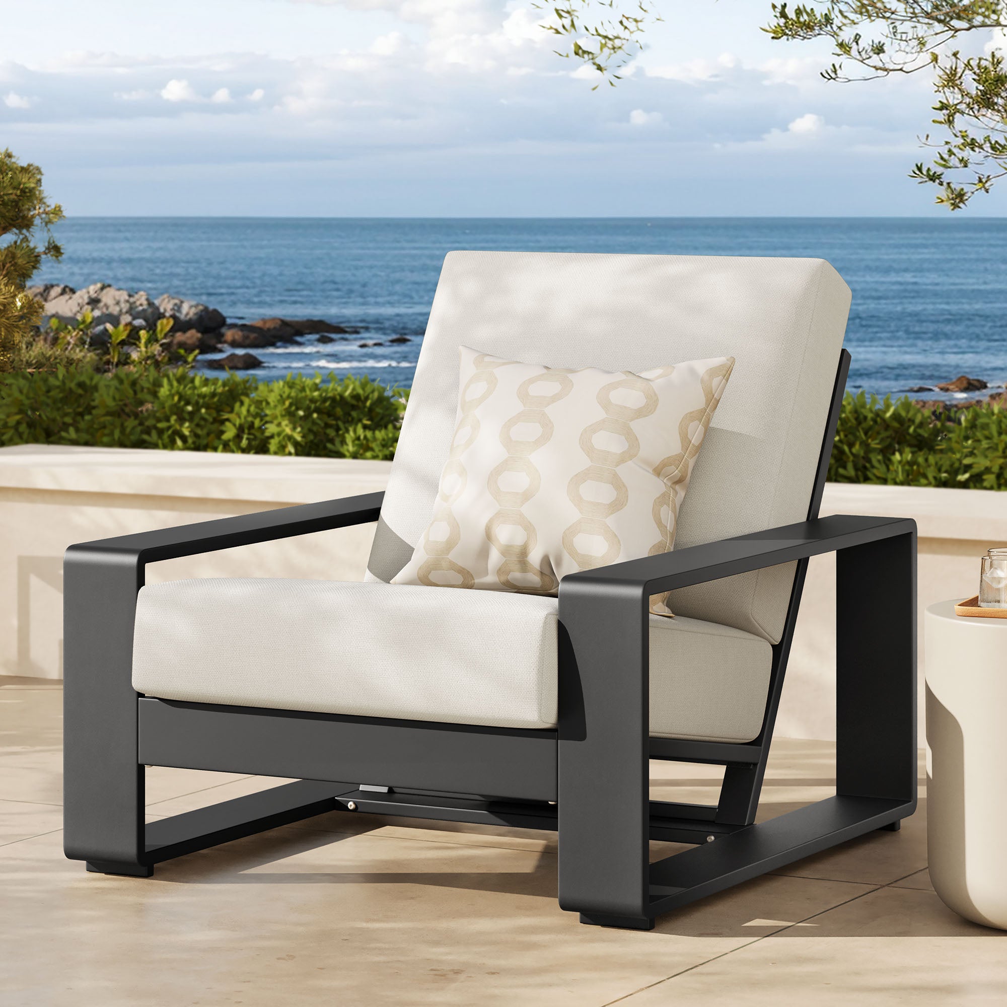 Modway Lirienne Outdoor Patio Aluminum Armchair