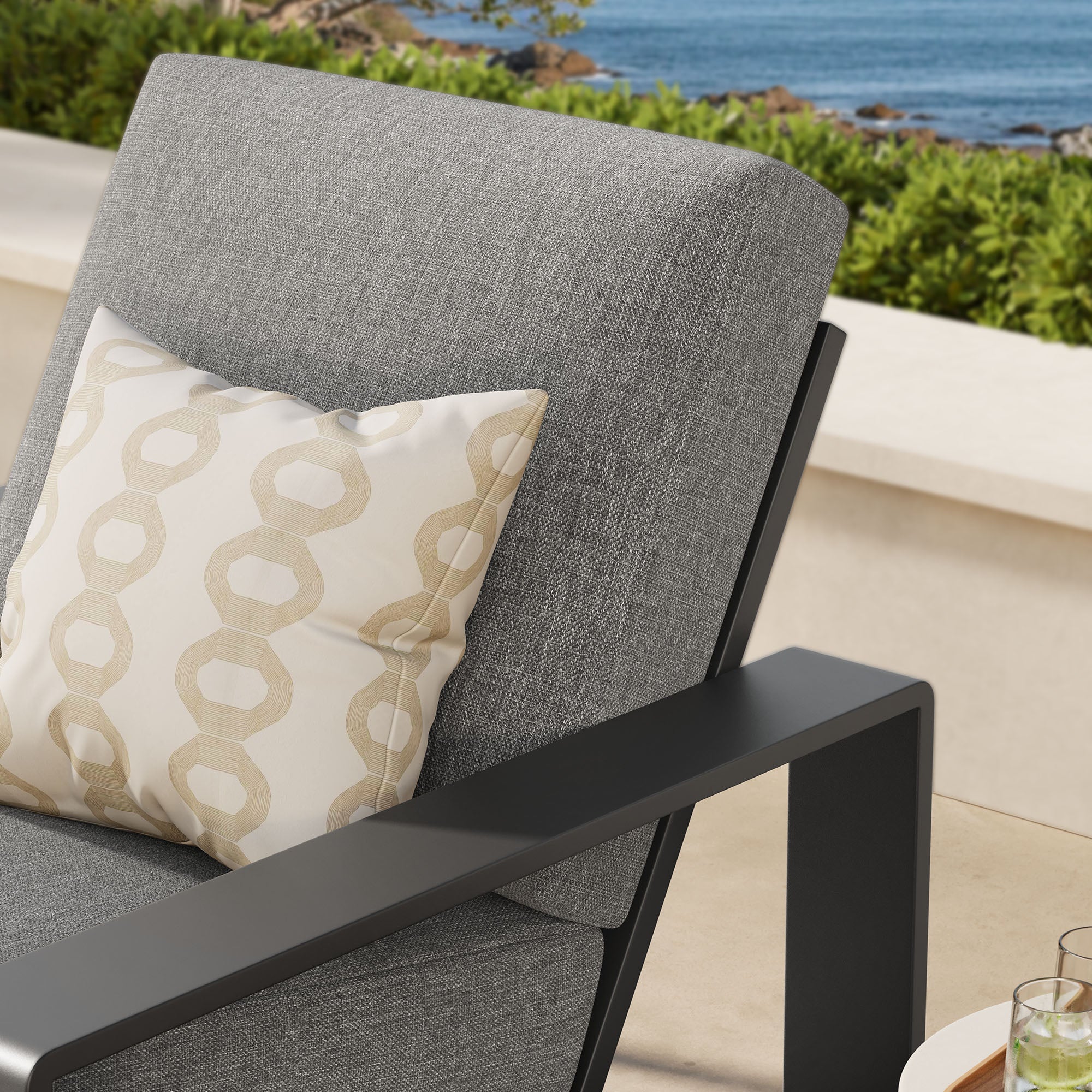 Modway Lirienne Outdoor Patio Aluminum Armchair