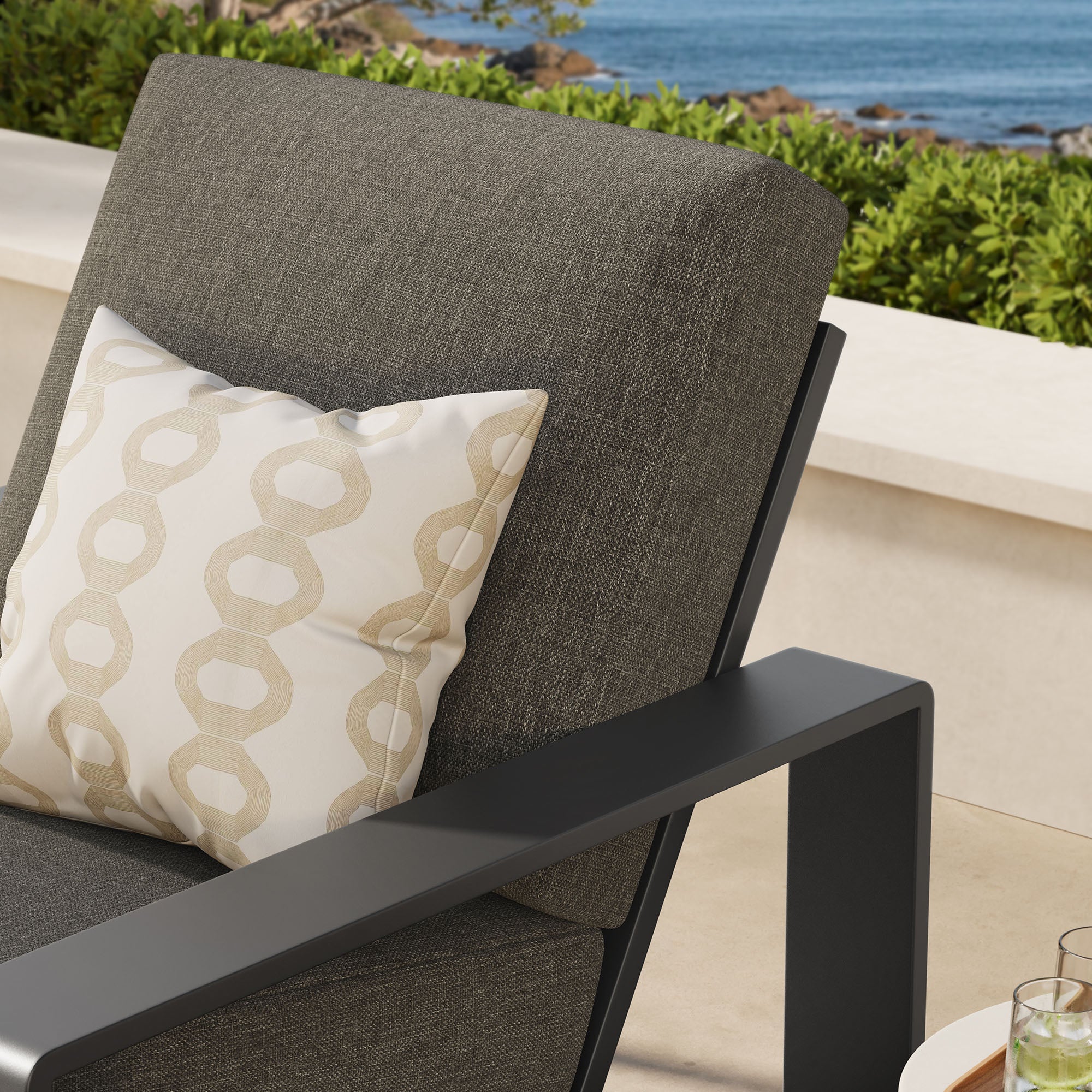 Modway Lirienne Outdoor Patio Aluminum Armchair
