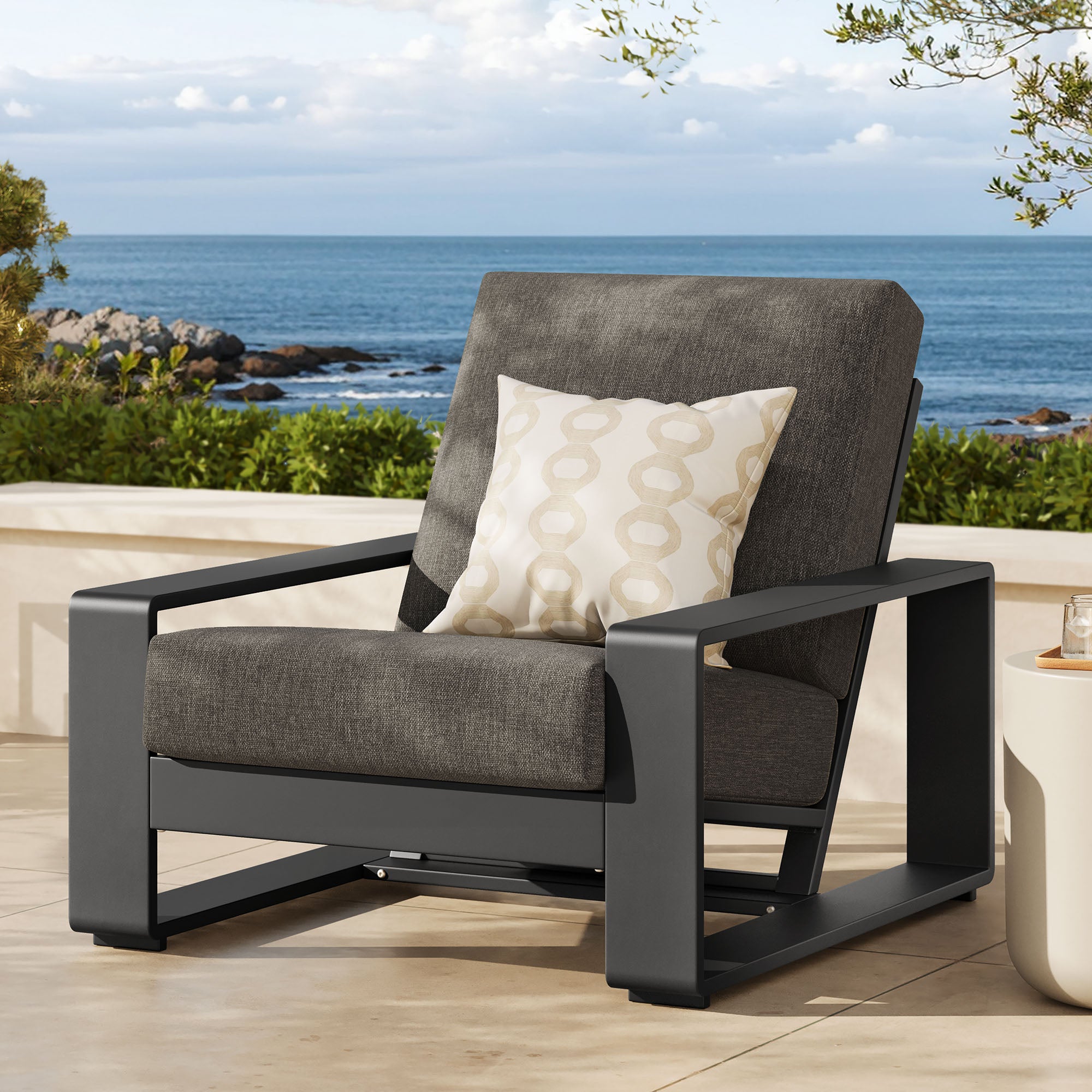 Modway Lirienne Outdoor Patio Aluminum Armchair