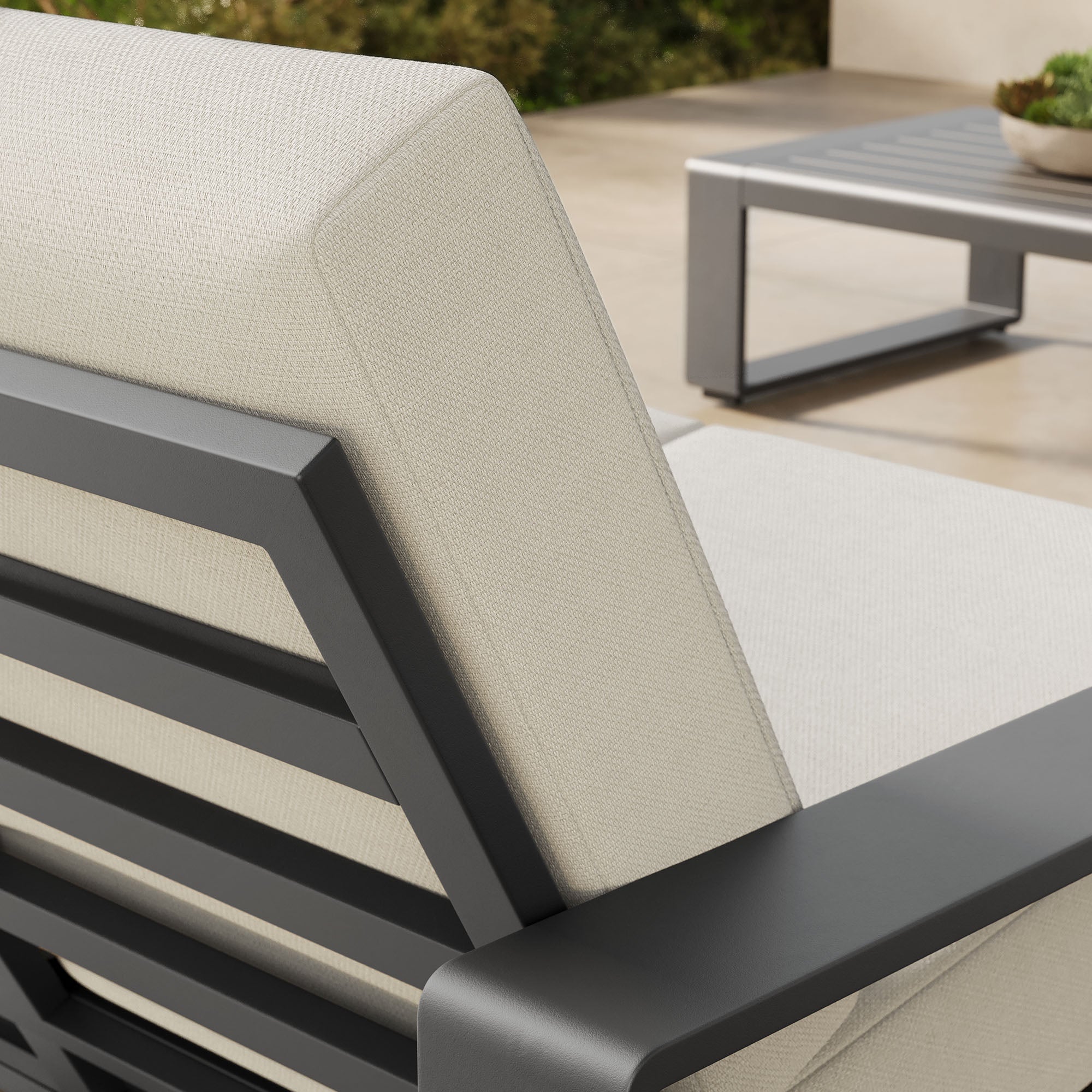 Modway Lirienne Outdoor Patio Aluminum Loveseat
