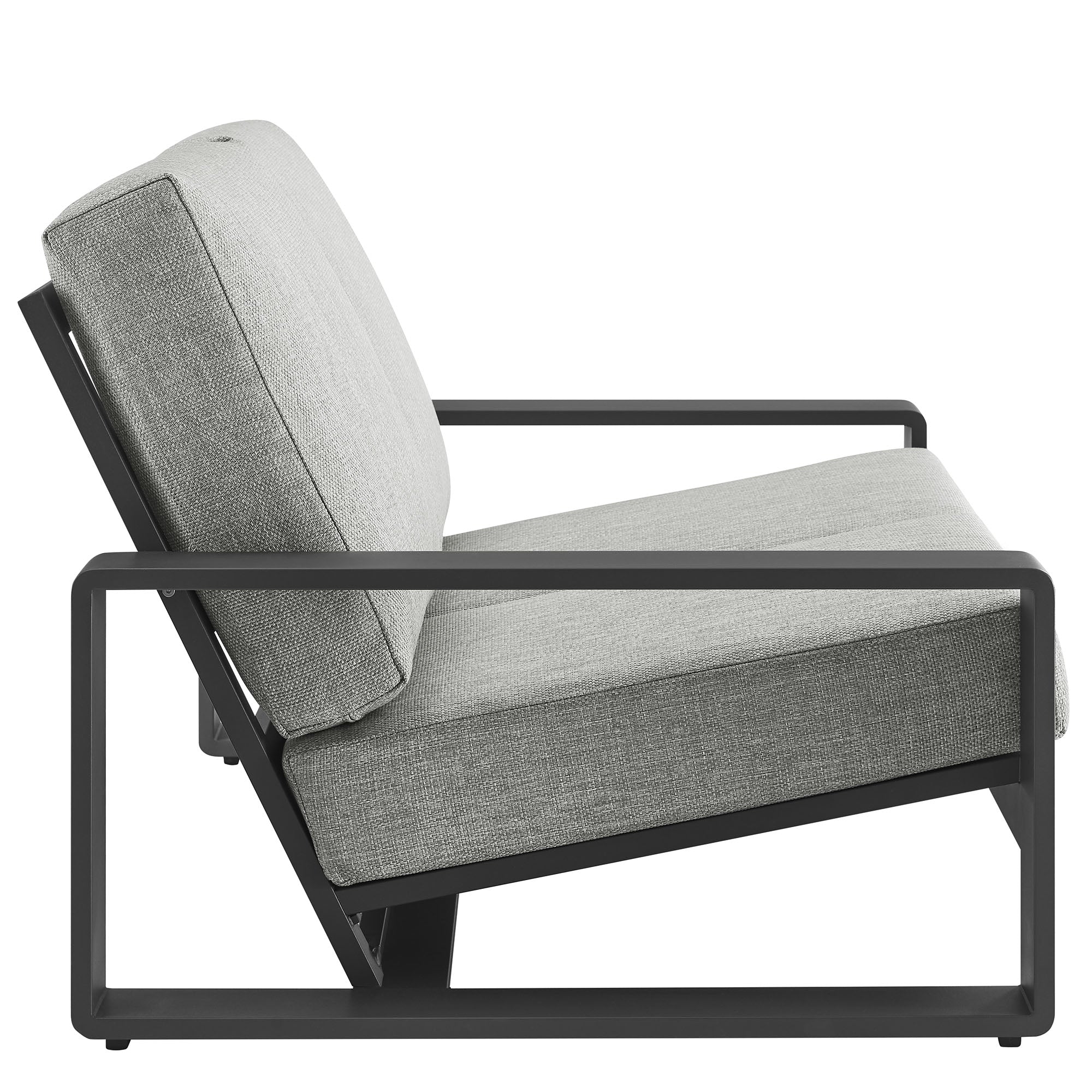 Modway Lirienne Outdoor Patio Aluminum Loveseat
