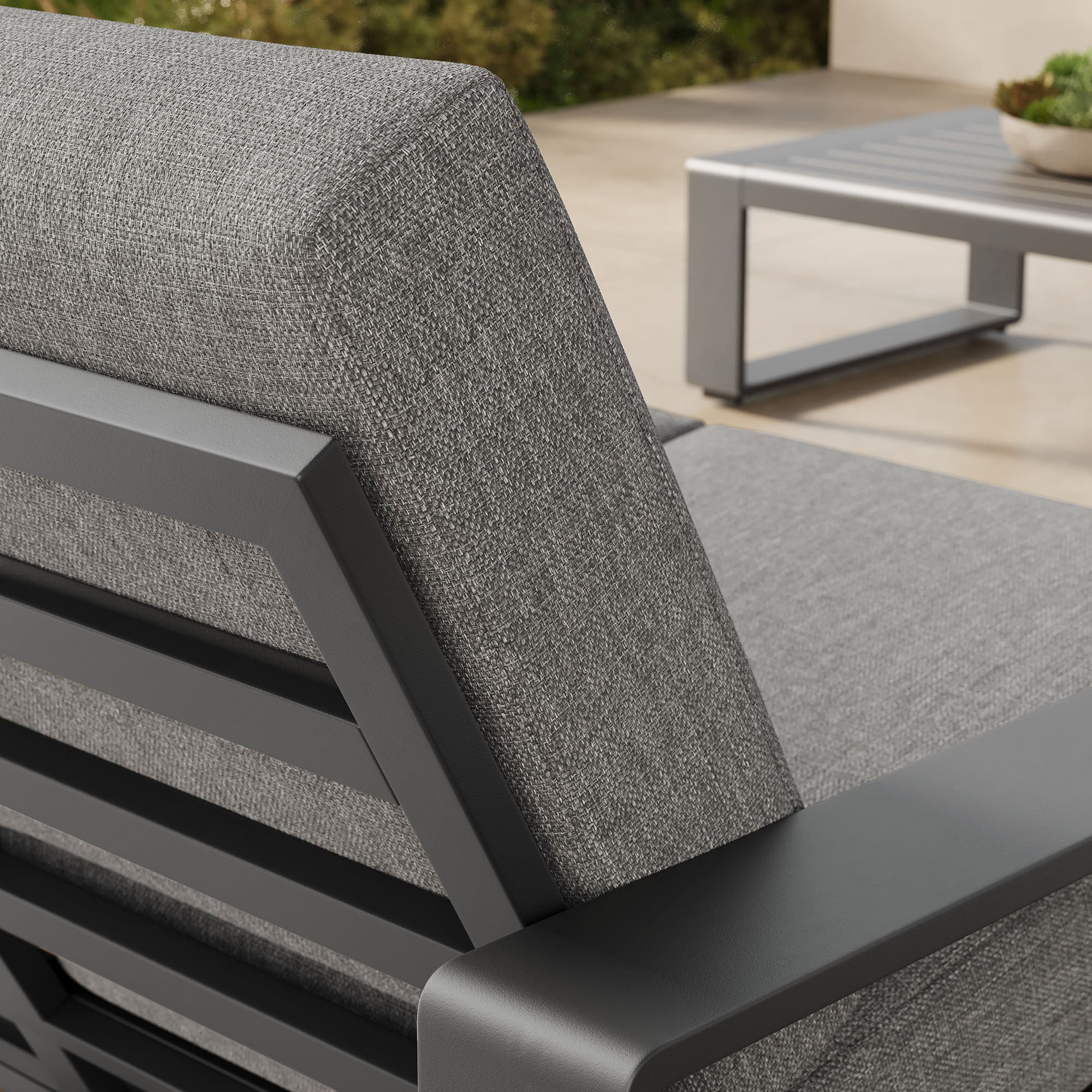 Modway Lirienne Outdoor Patio Aluminum Loveseat