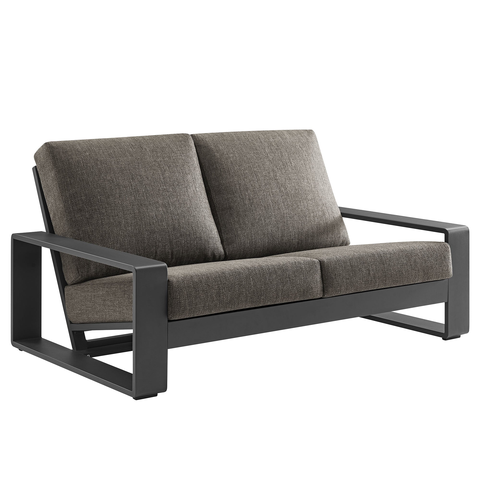 Modway Lirienne Outdoor Patio Aluminum Loveseat