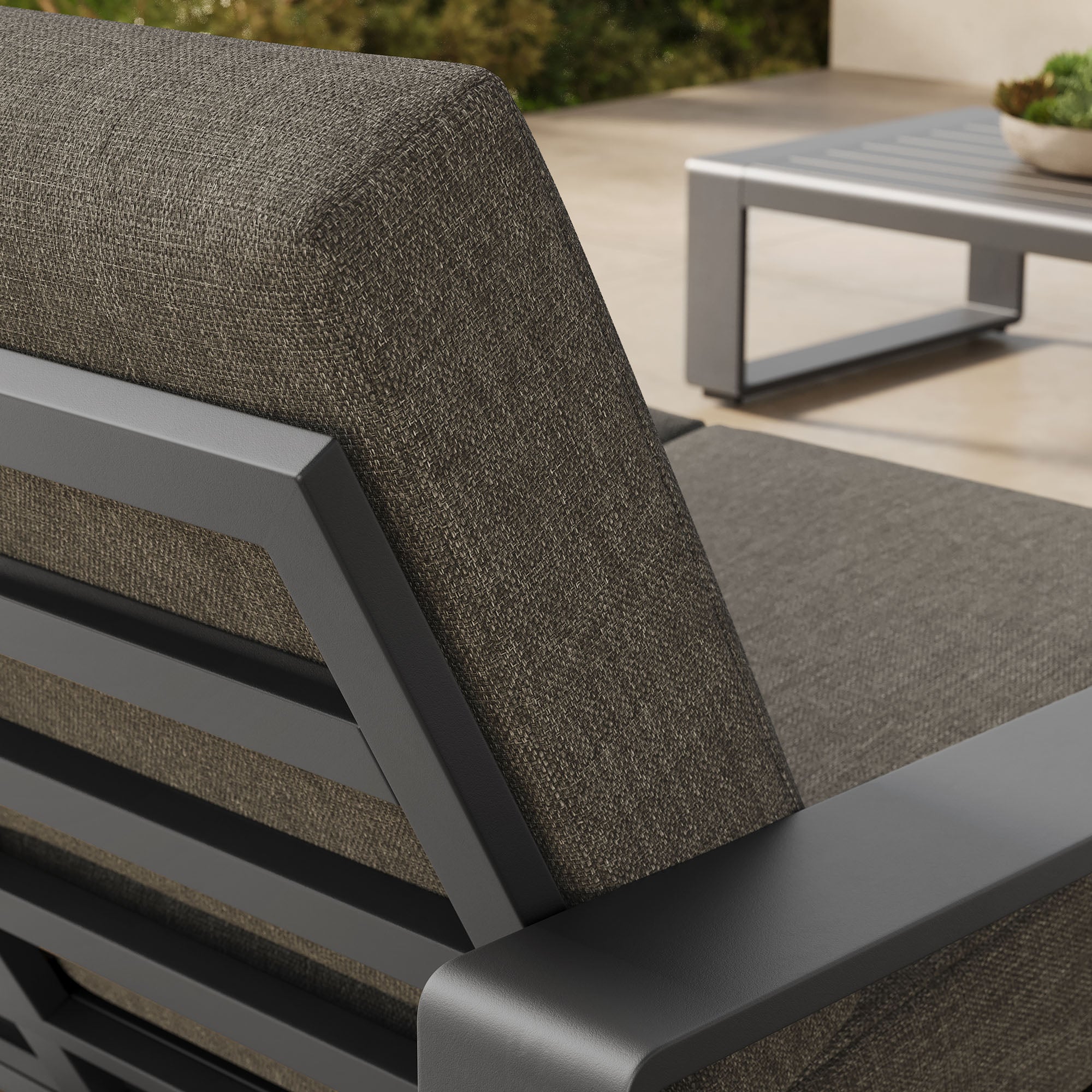 Modway Lirienne Outdoor Patio Aluminum Loveseat