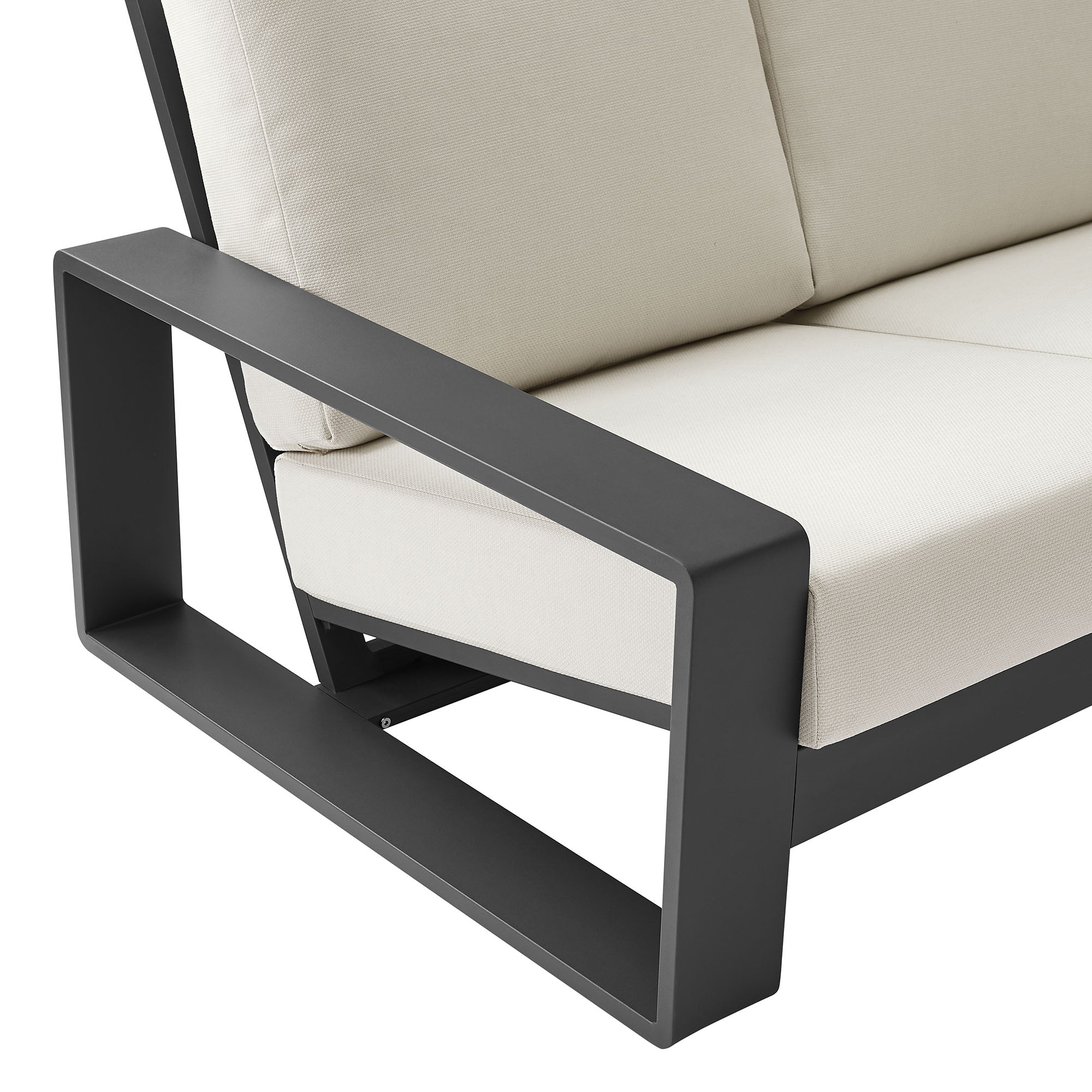 Modway Lirienne Outdoor Patio Aluminum Sofa
