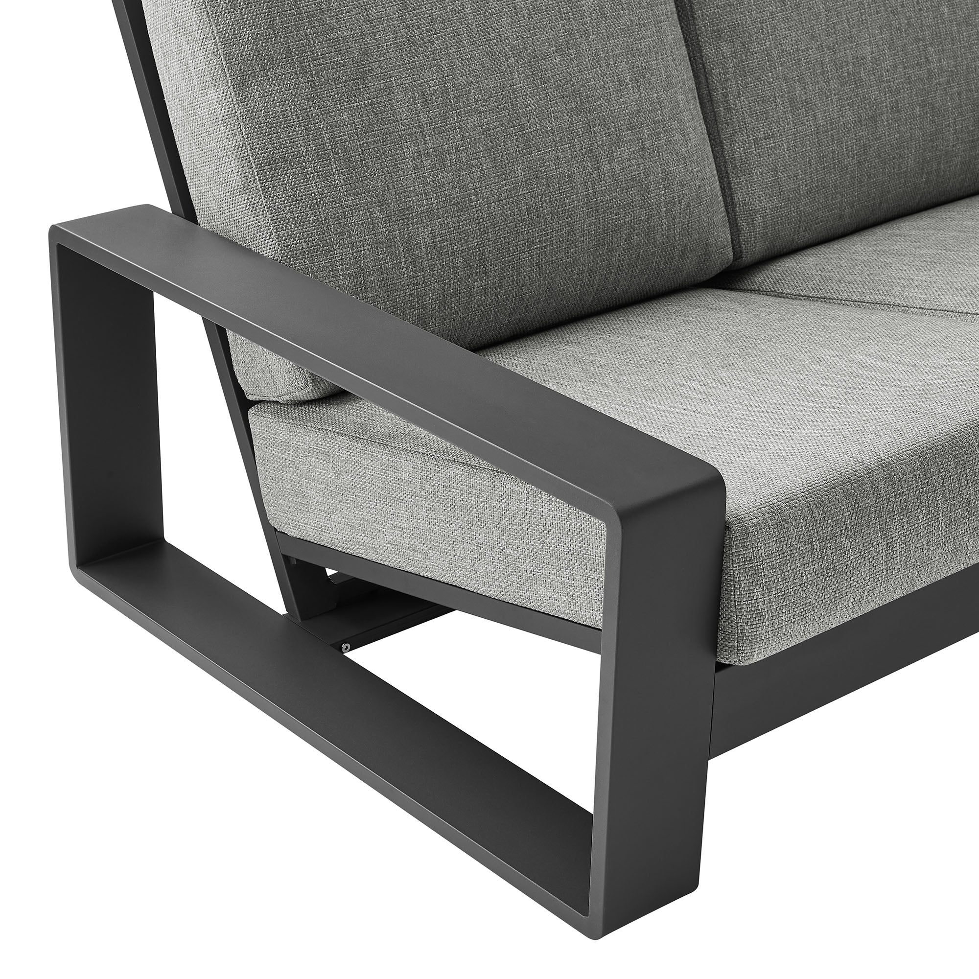 Modway Lirienne Outdoor Patio Aluminum Sofa