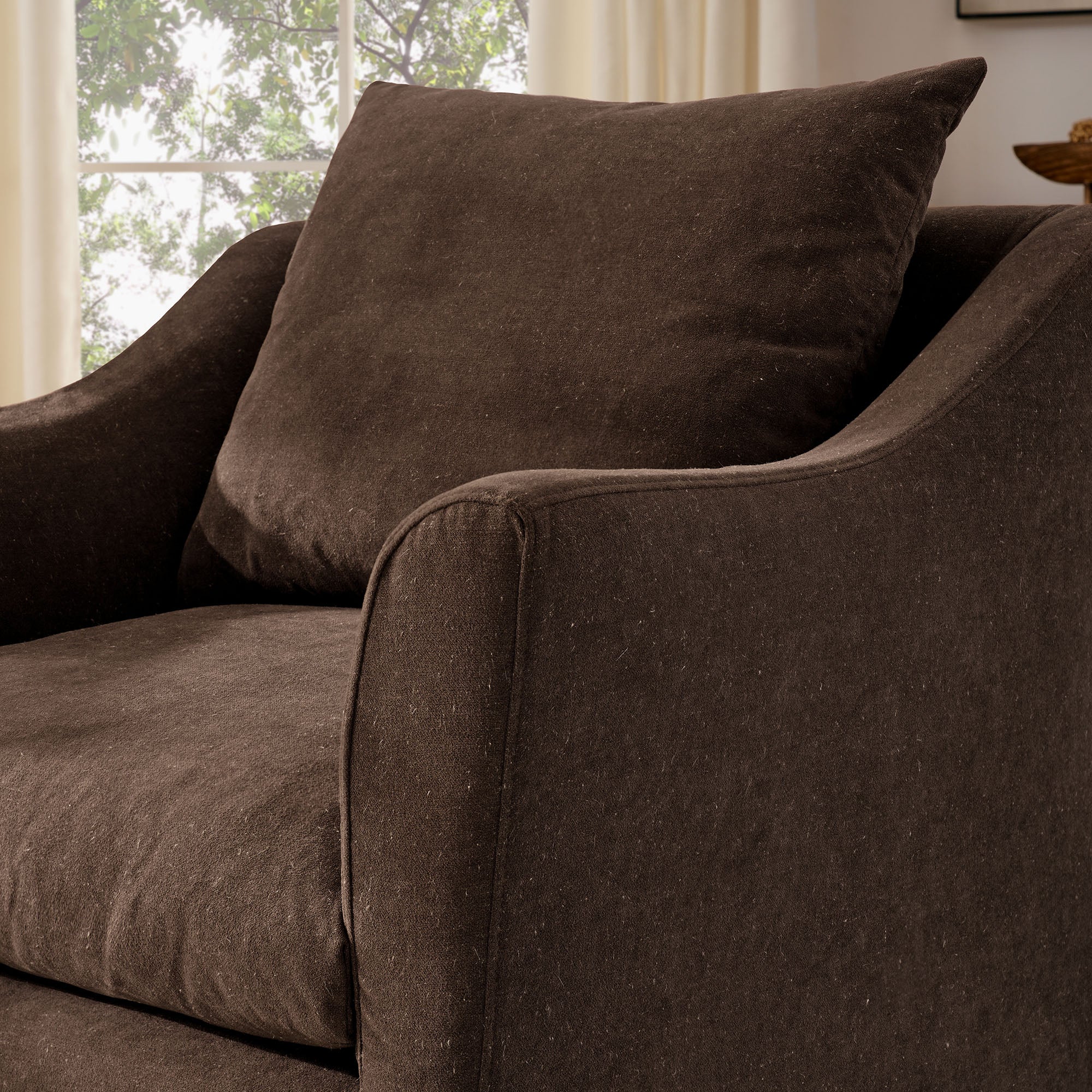 Modway EEI-7312 Somerset Linen Blend Slipcovered Armchair
