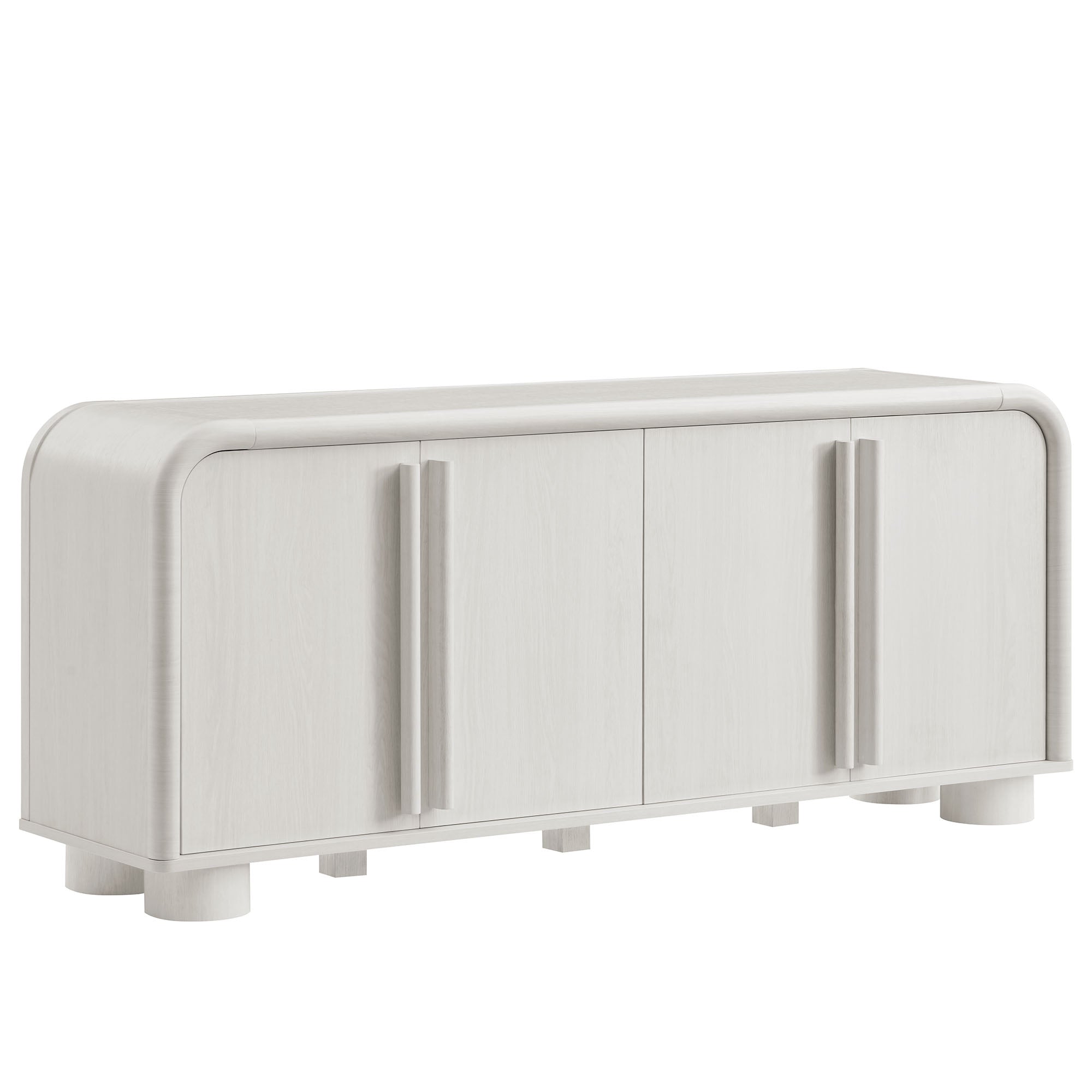 Modway Bellamy Curved 4-Door Sideboard Cabinet
