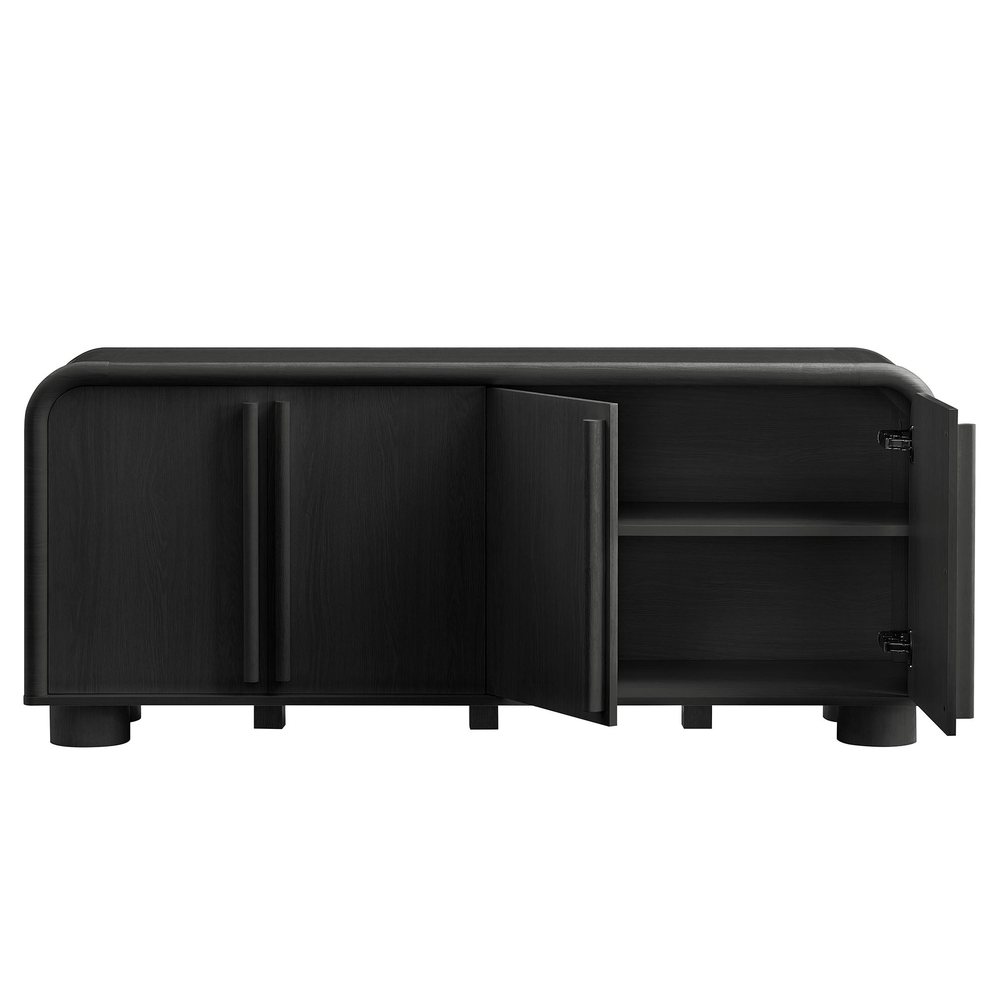 Modway EEI-7315 Bellamy Curved 4-Door Sideboard Cabinet