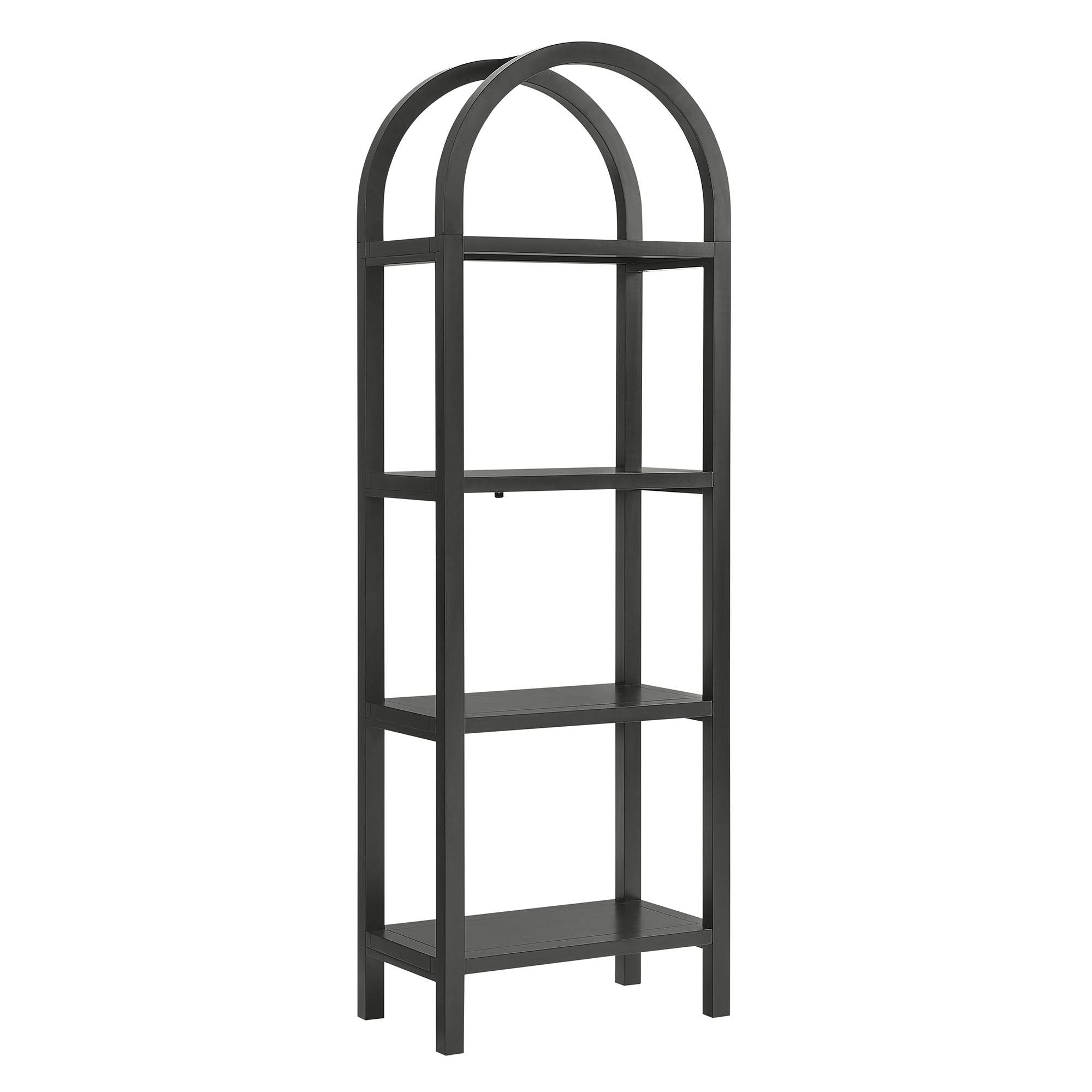 Modway Vexley 72 Inch Tall Narrow Arched Bookshelf