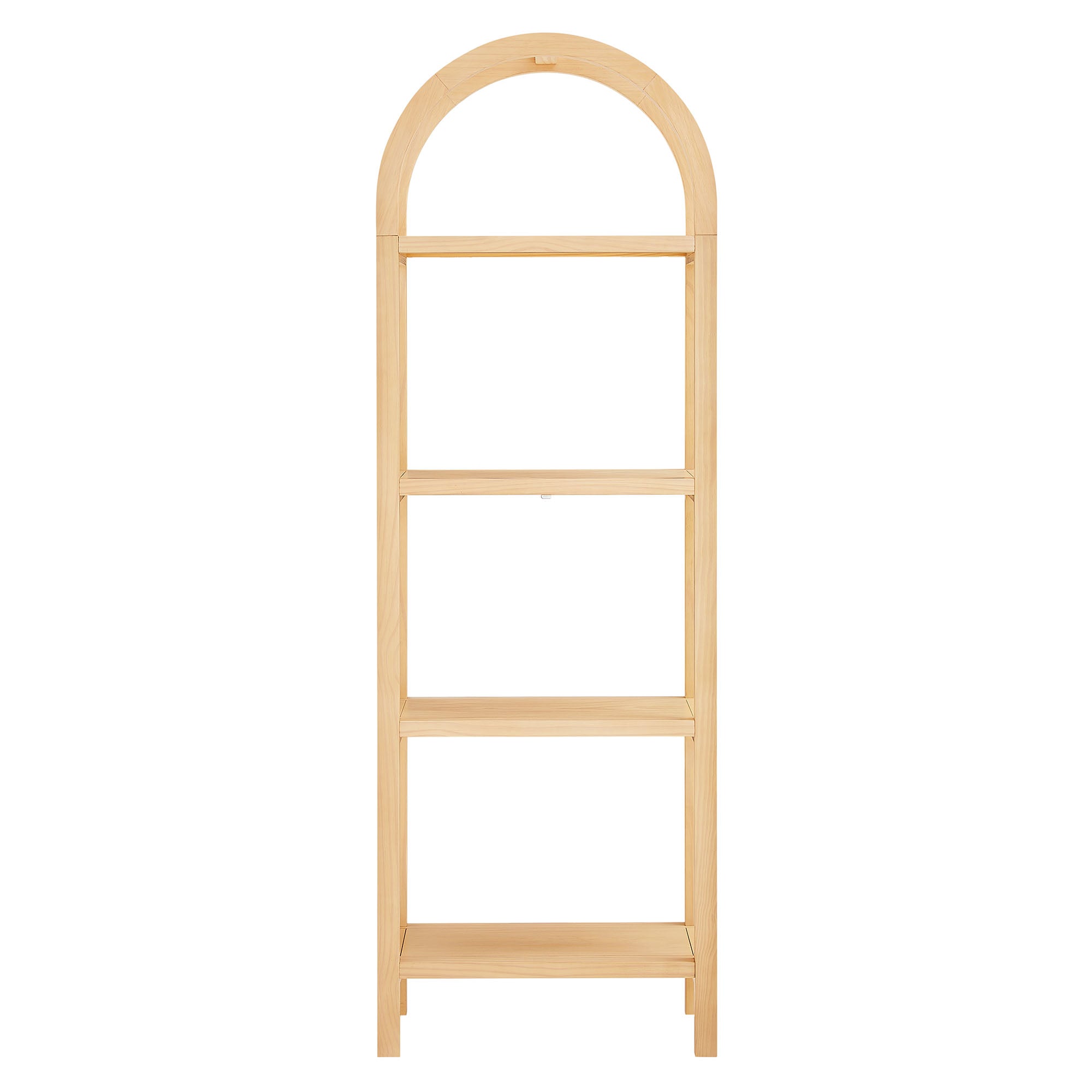 Modway Vexley 72 Inch Tall Narrow Arched Bookshelf