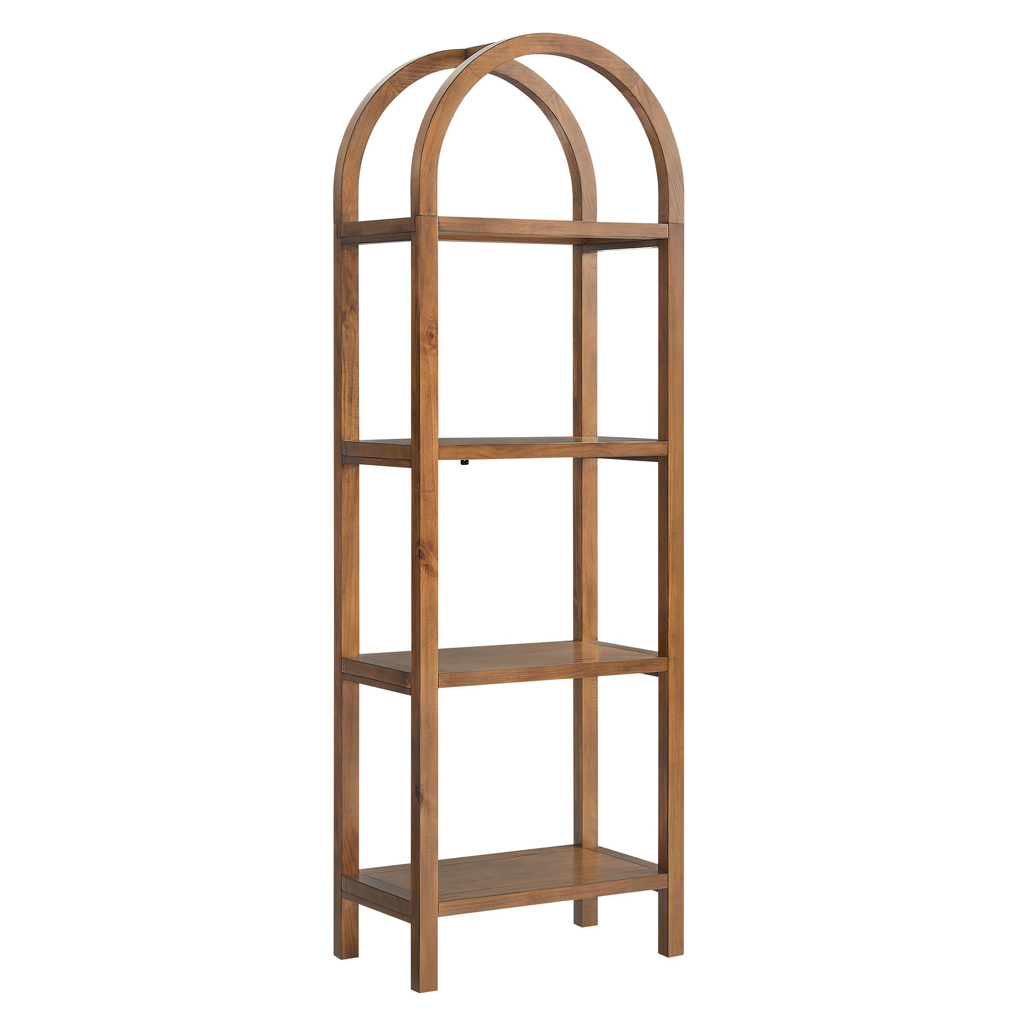 Modway Vexley 72 Inch Tall Narrow Arched Bookshelf
