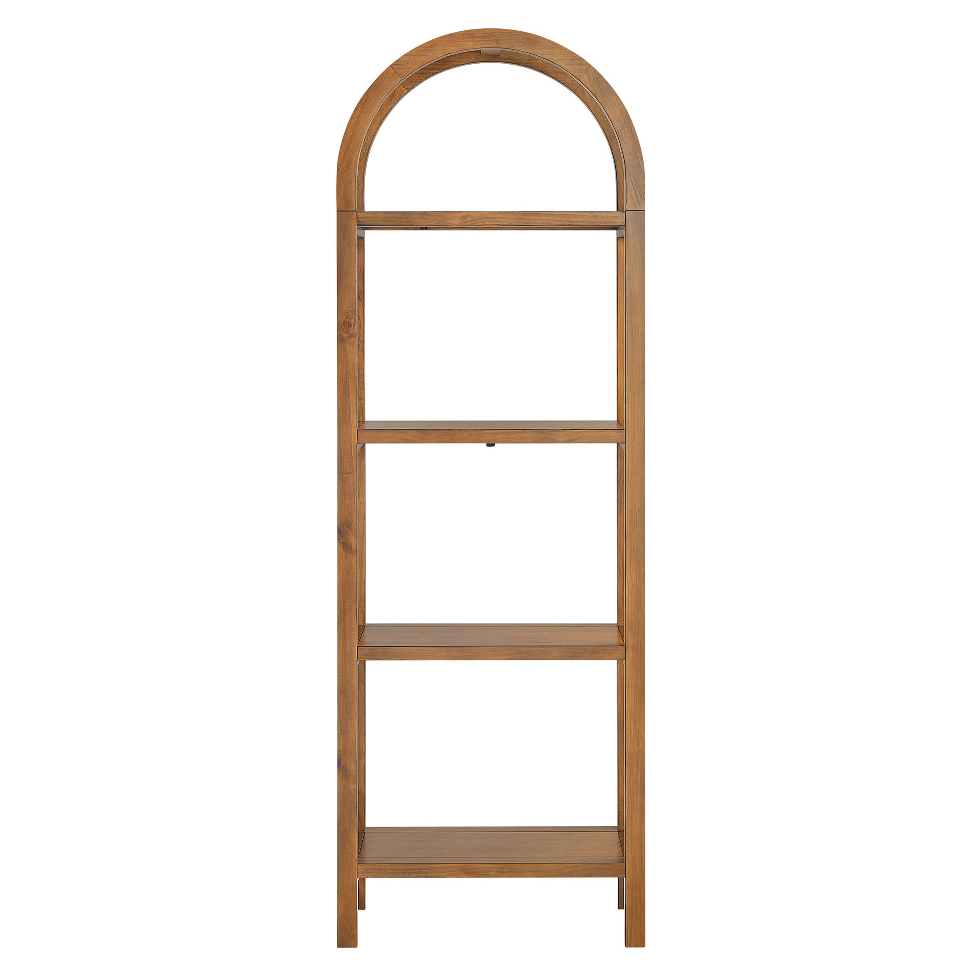 Modway Vexley 72 Inch Tall Narrow Arched Bookshelf