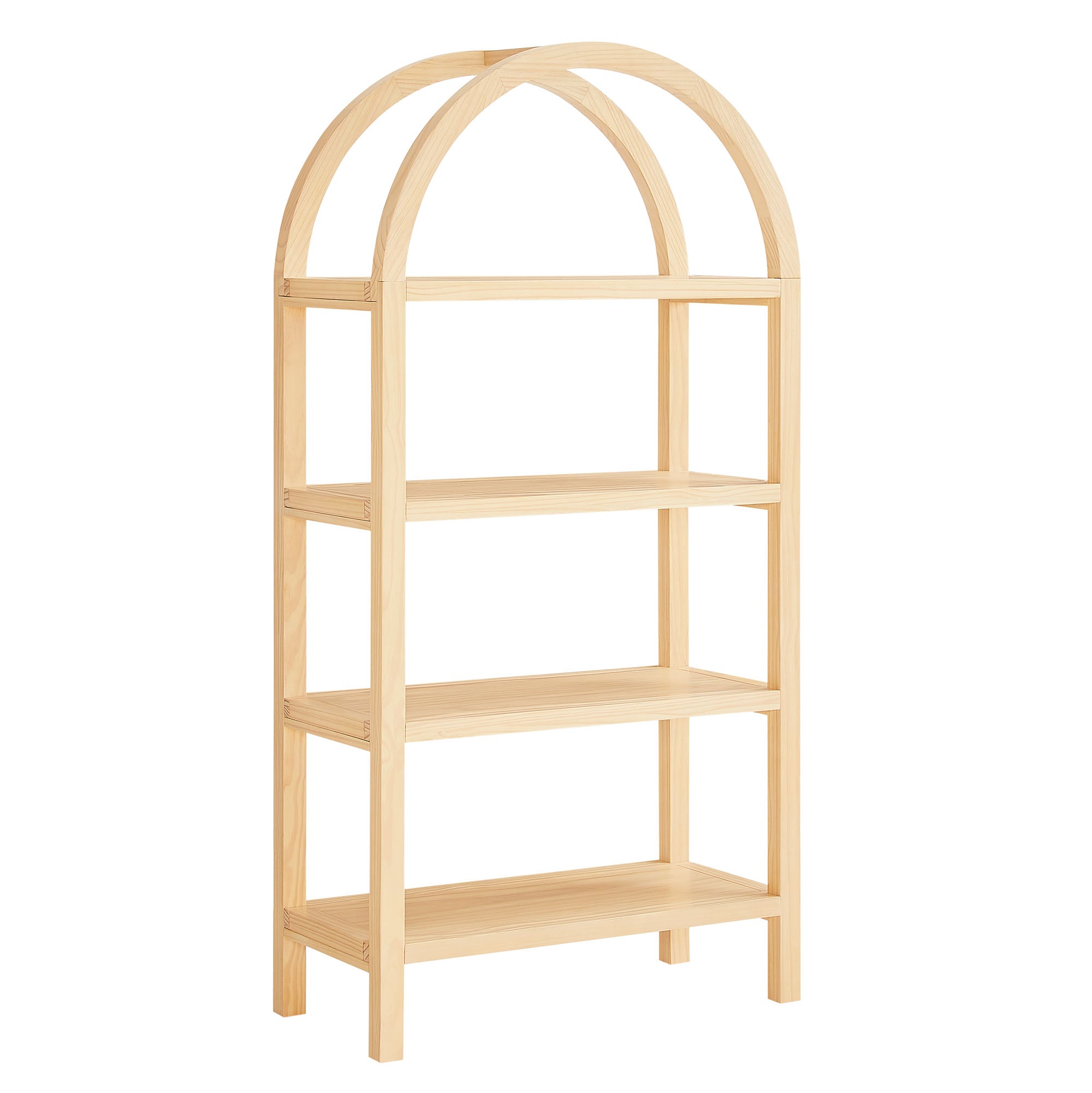 Modway Vexley 60 Inch Arched Bookshelf