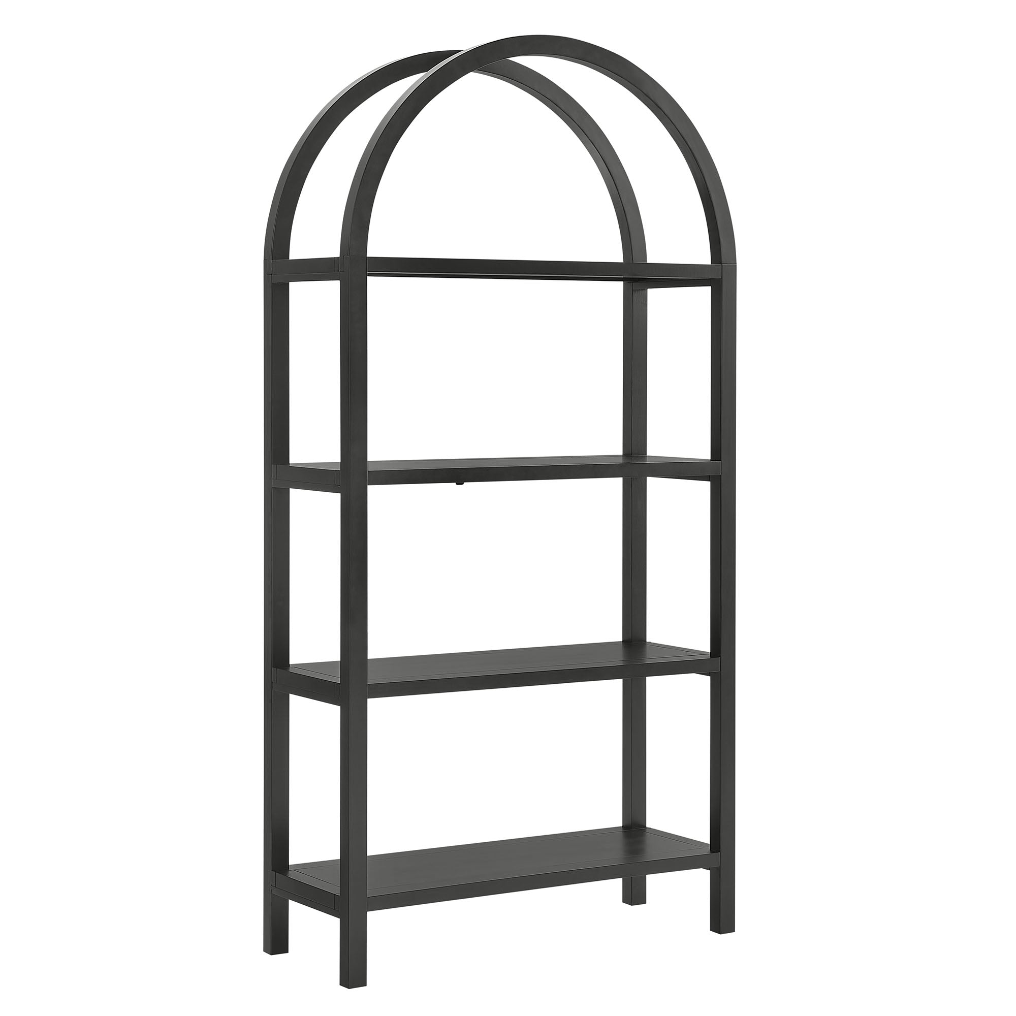 Modway Vexley 72 Inch Large Arched Bookshelf