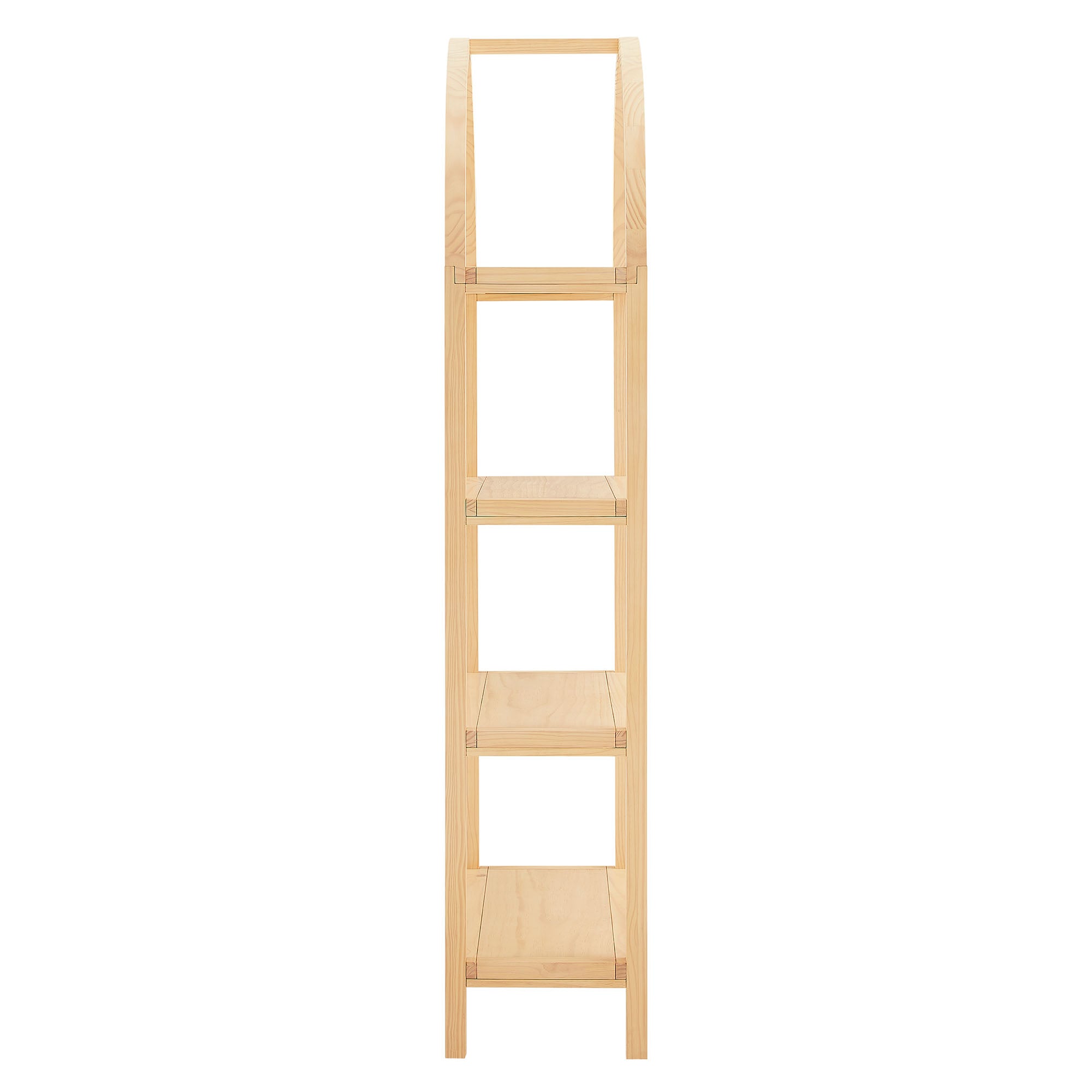 Modway Vexley 72 Inch Large Arched Bookshelf
