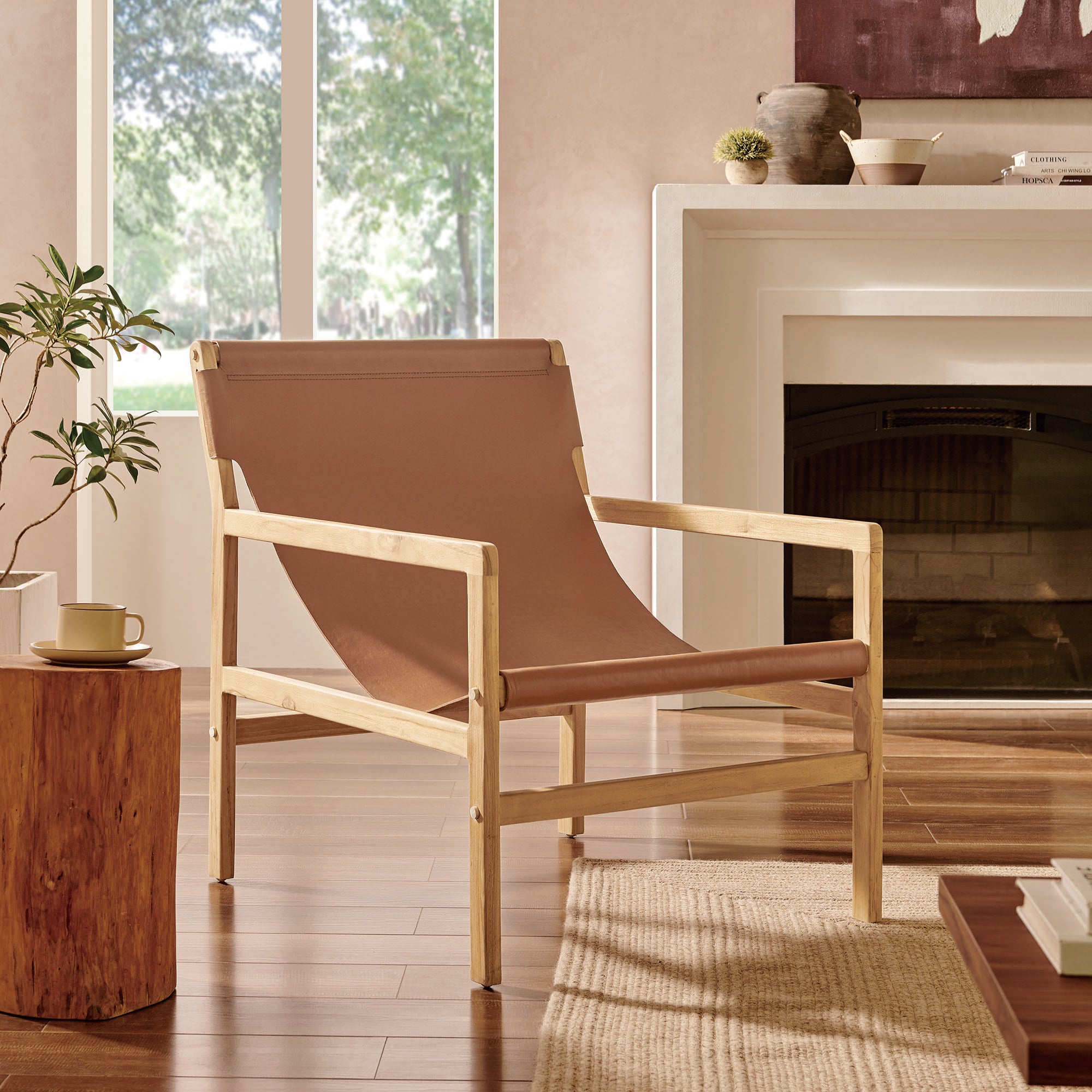 Modway Sonora Leather Sling Chair