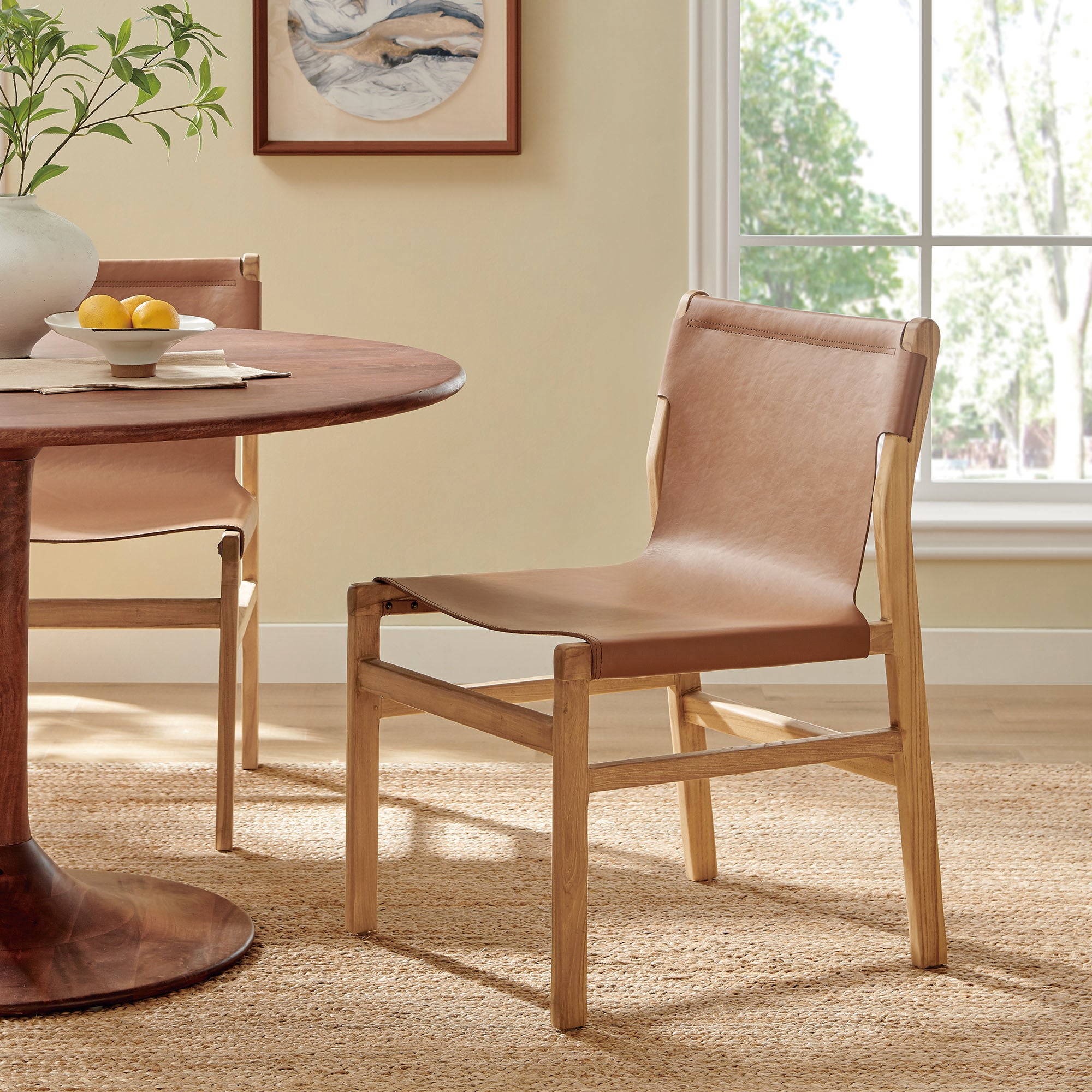 Modway Sonora Leather Dining Side Chair