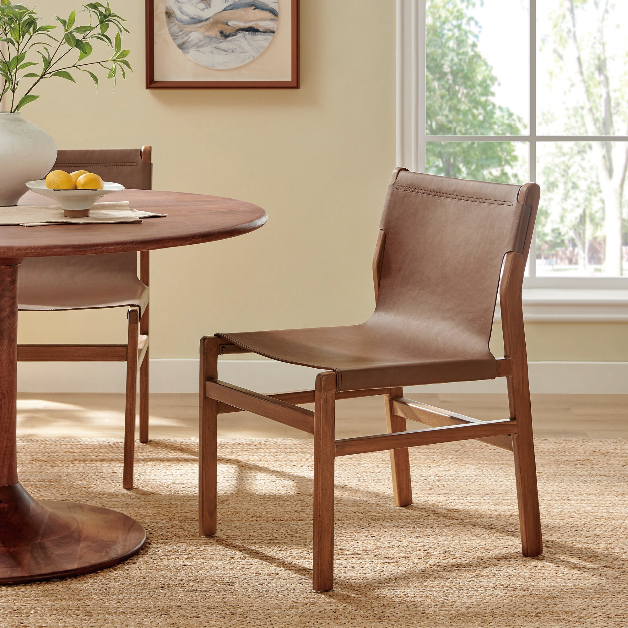 Modway Sonora Leather Dining Side Chair