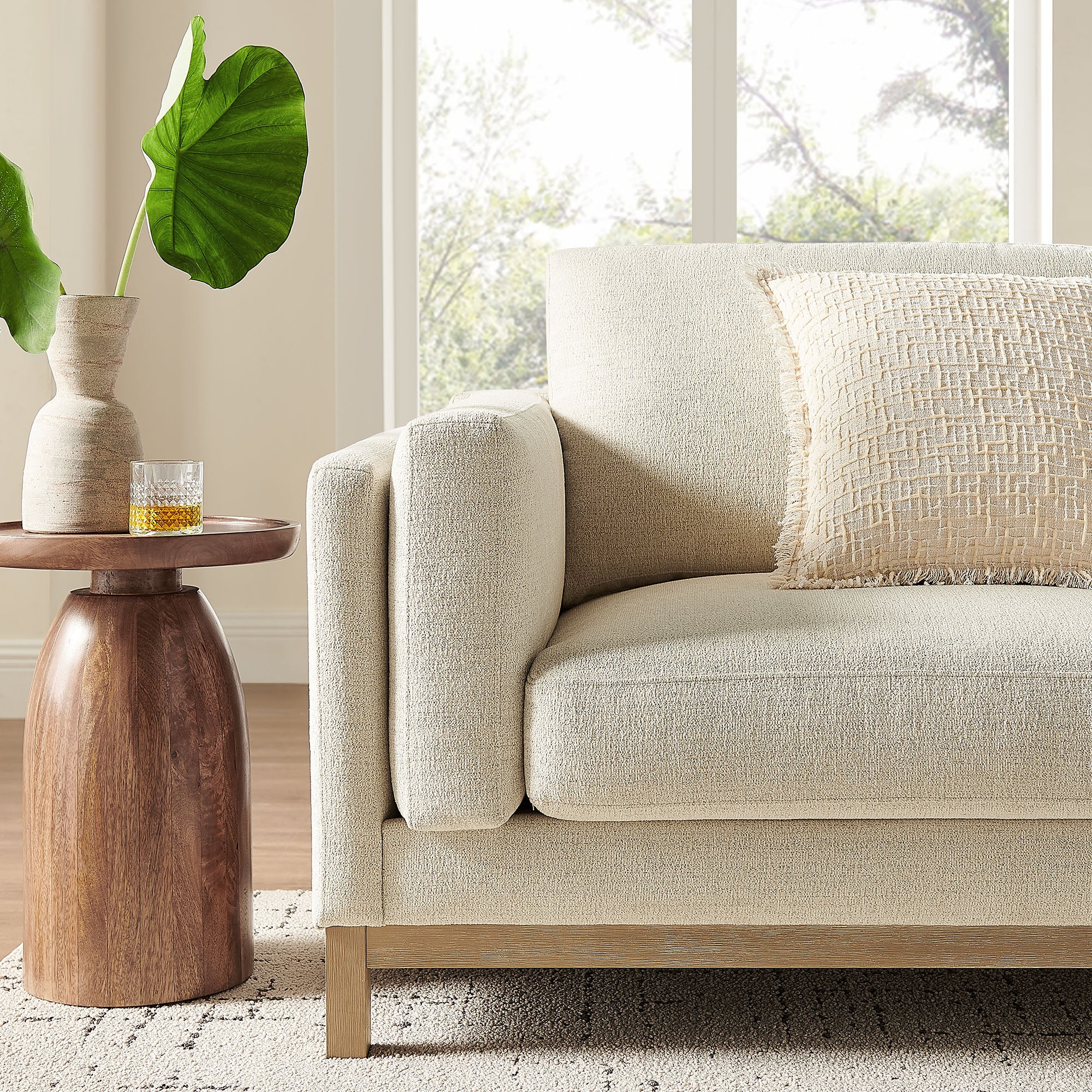 Modway Roscoe 81 inch Fabric Sofa