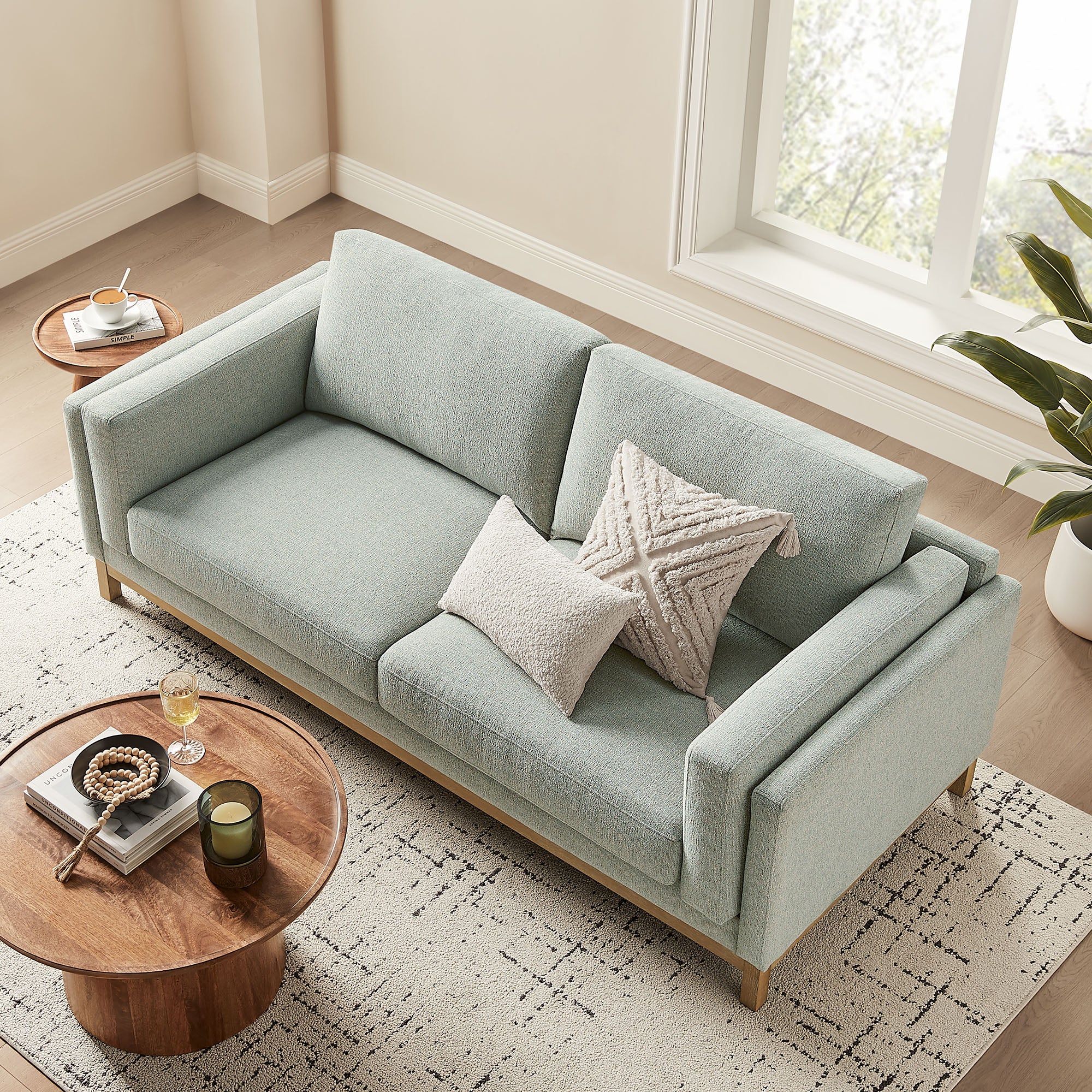 Modway Roscoe 81 inch Fabric Sofa