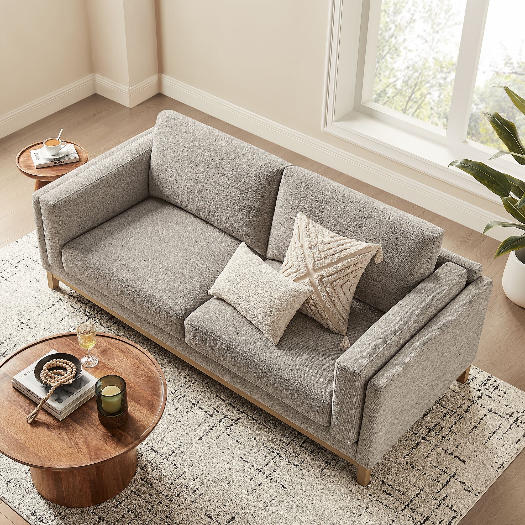 Modway Roscoe 81 inch Fabric Sofa