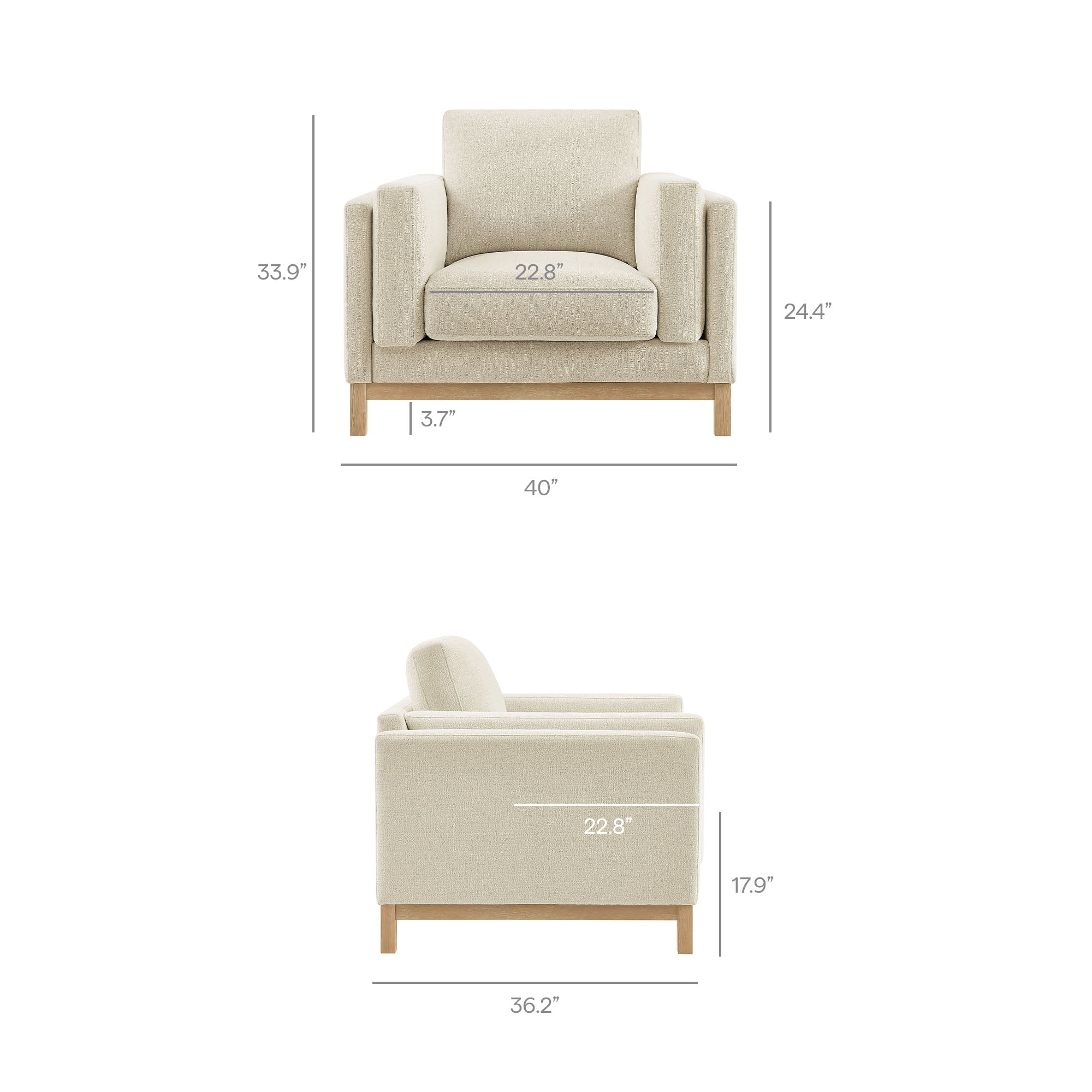 Modway Roscoe Fabric Armchair