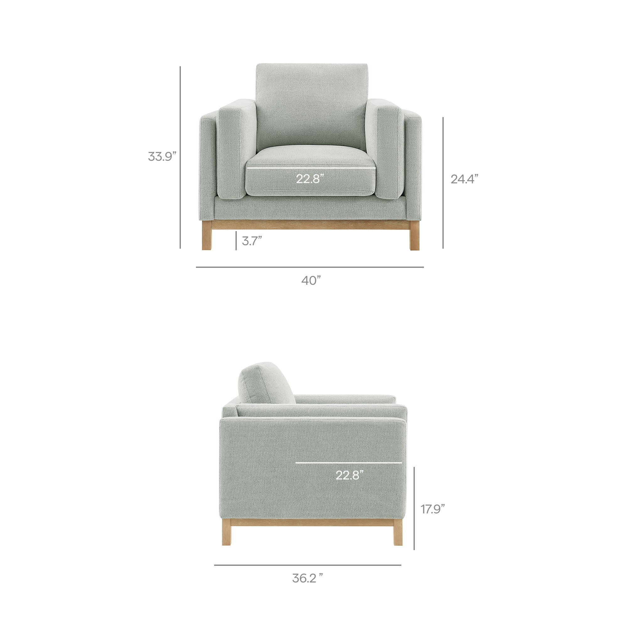 Modway Roscoe Fabric Armchair