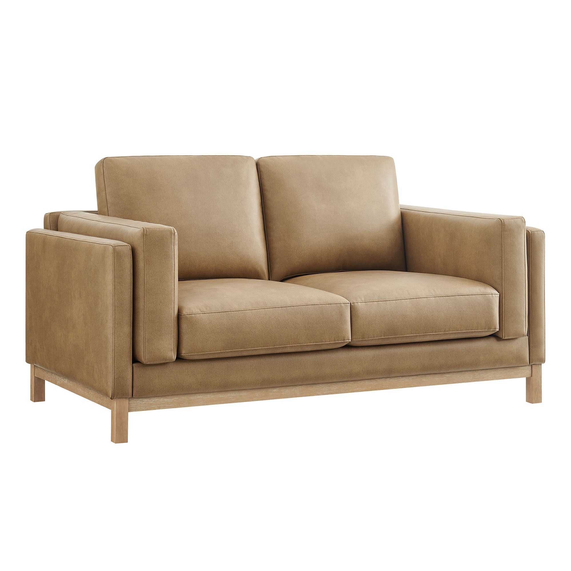 Modway Roscoe 63 inch Vegan Leather Loveseat