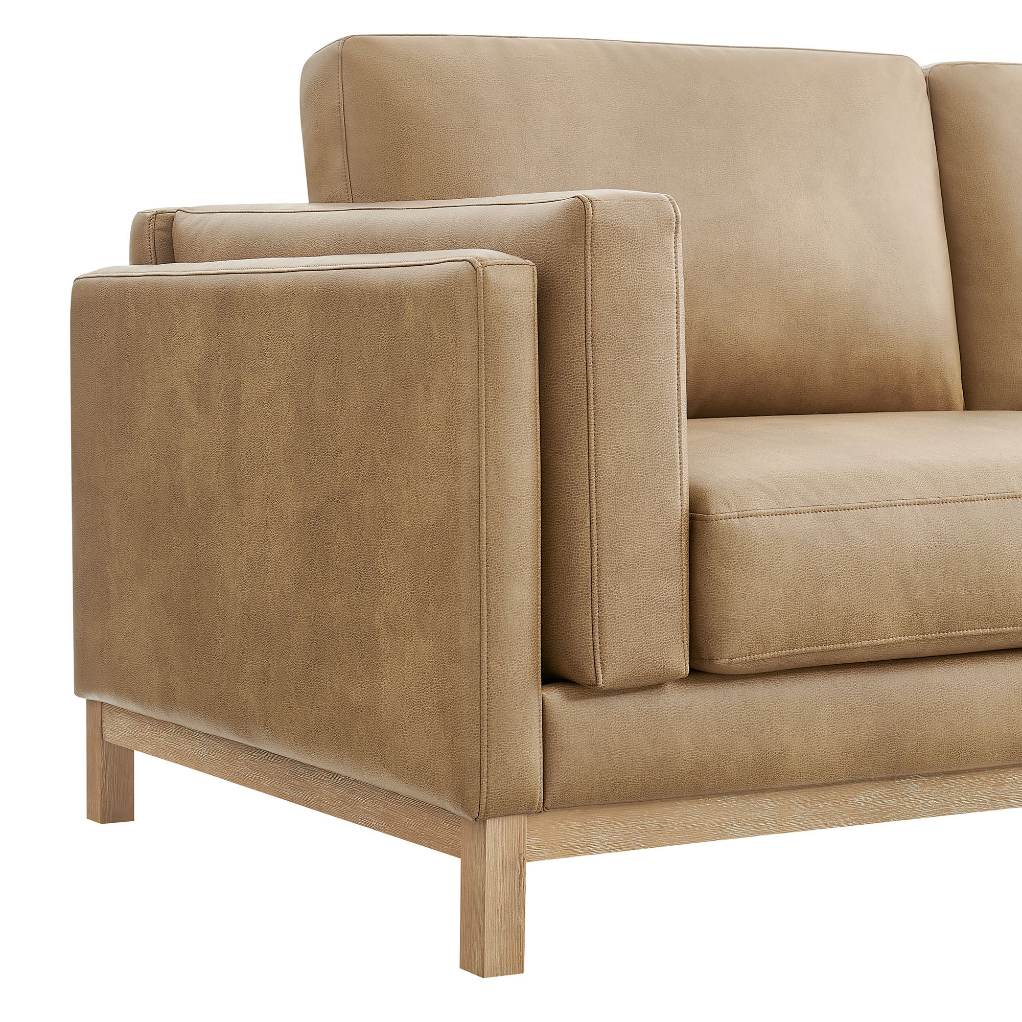 Modway Roscoe 63 inch Vegan Leather Loveseat