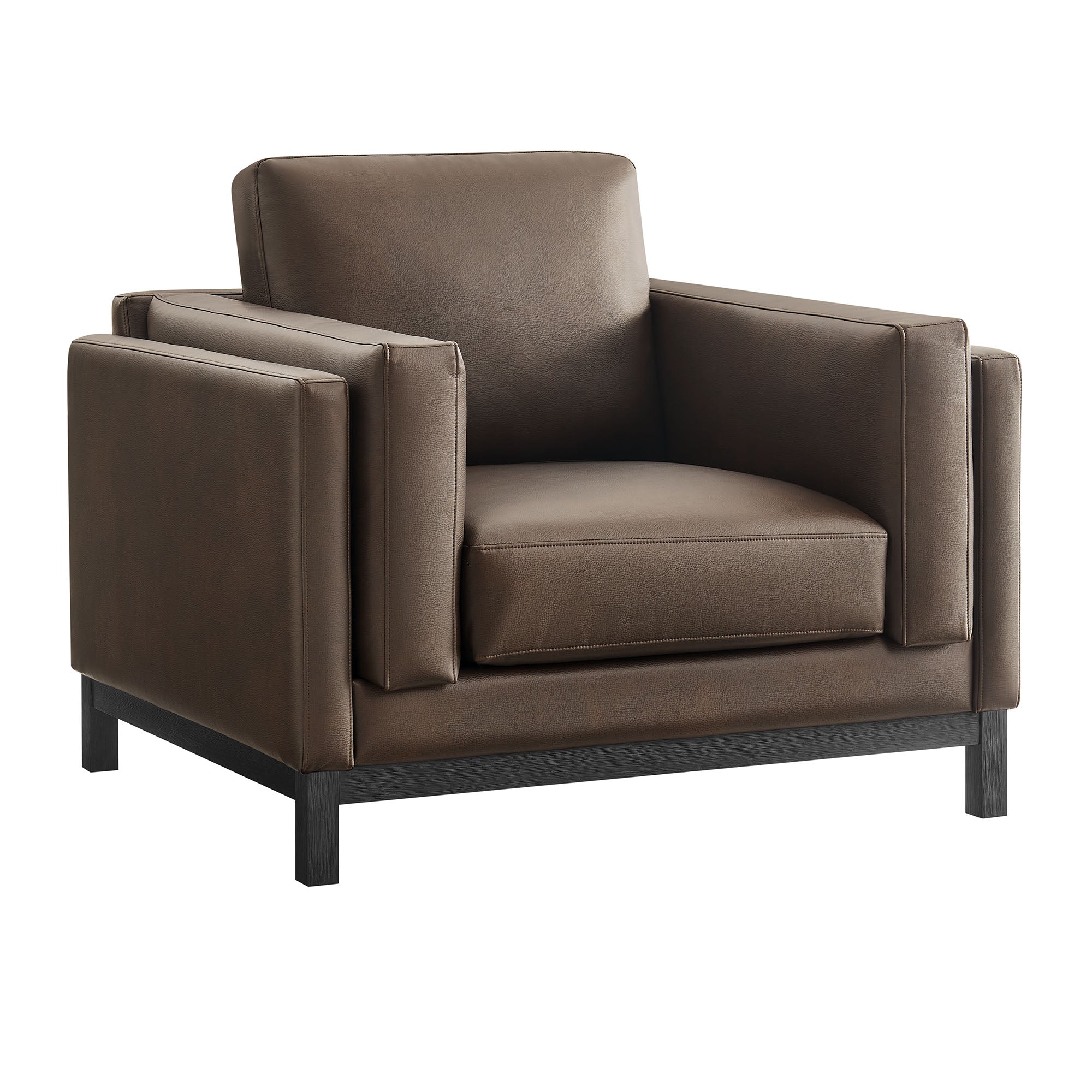 Modway Roscoe Vegan Leather Armchair