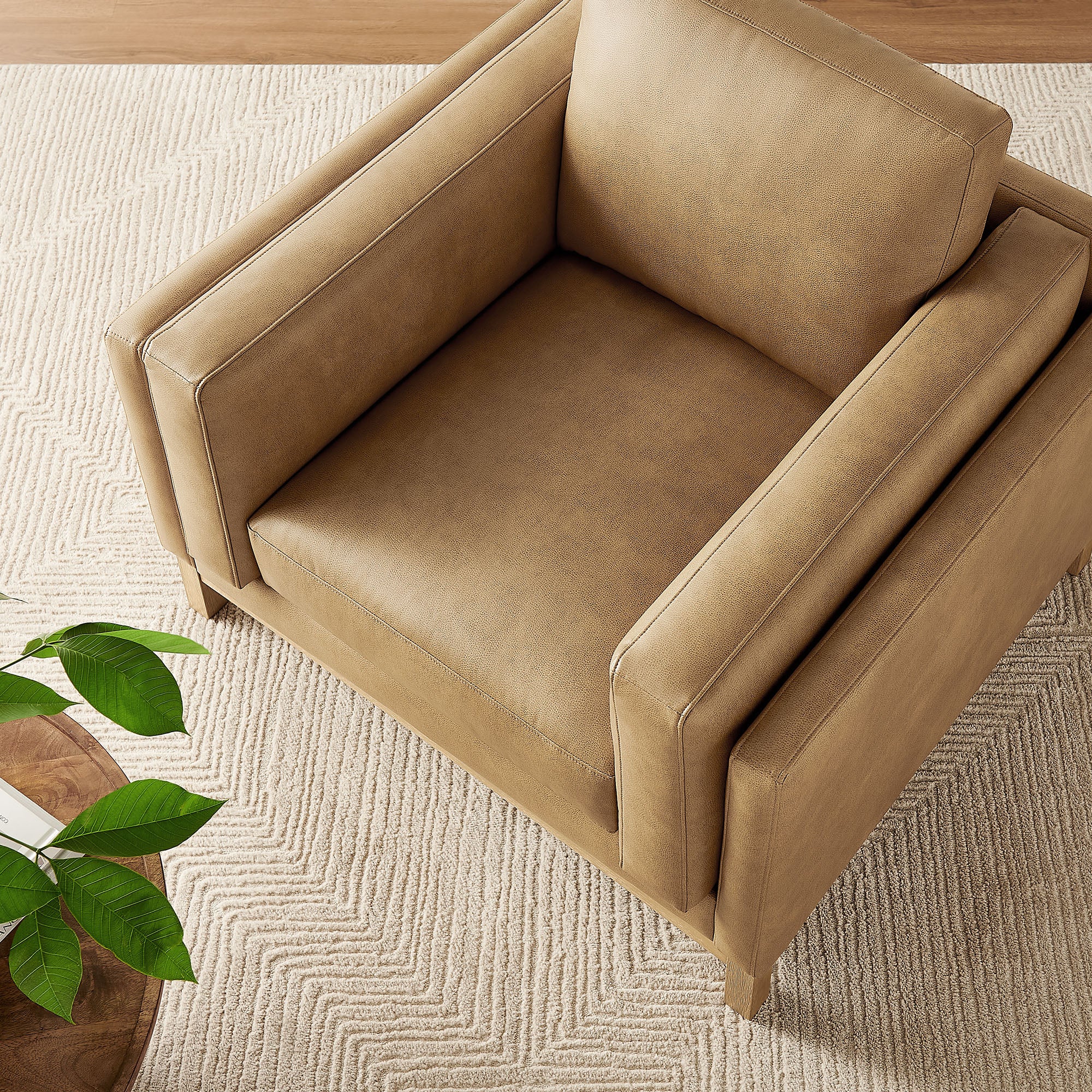 Modway Roscoe Vegan Leather Armchair