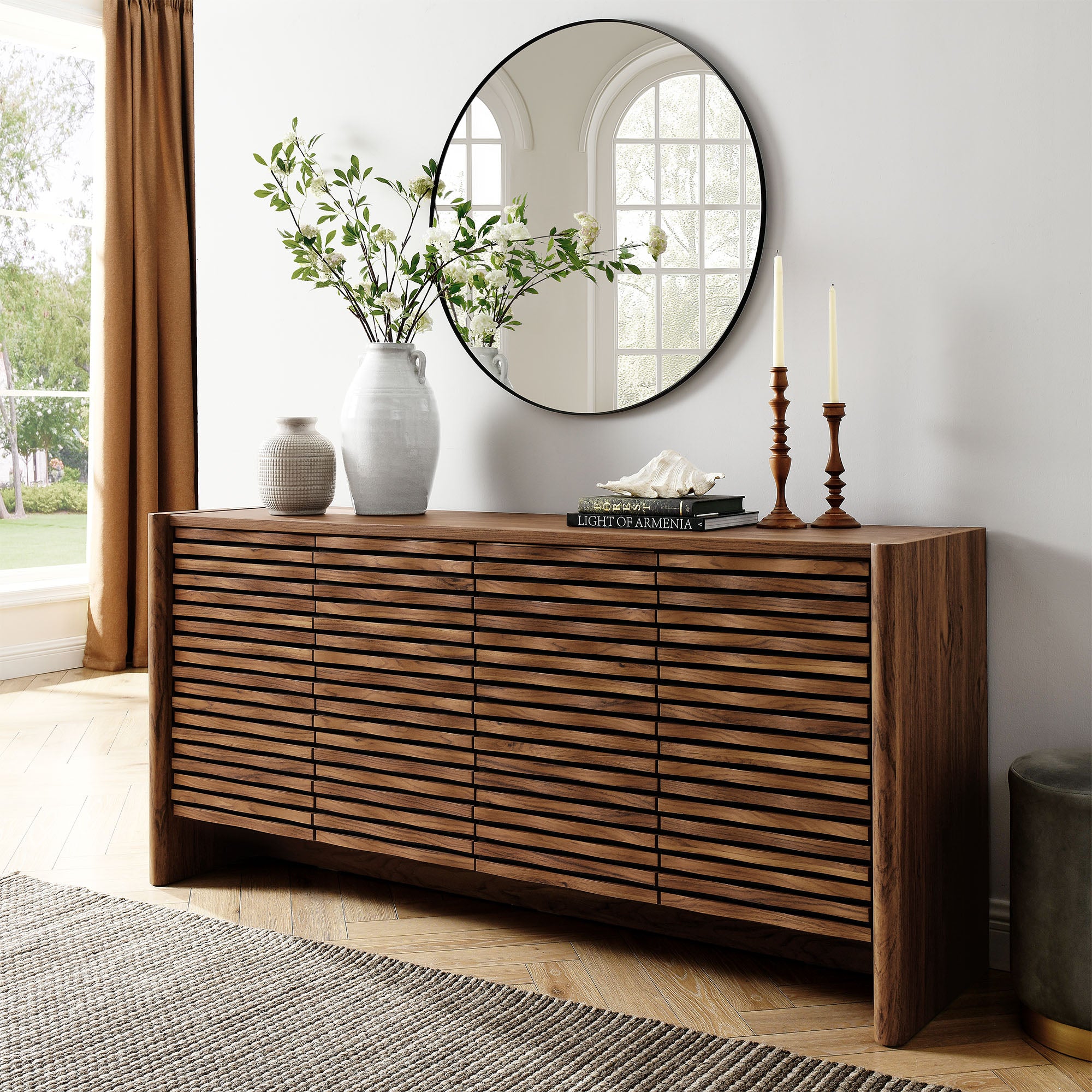 Modway Emric Wave 66" 4-Door Sideboard