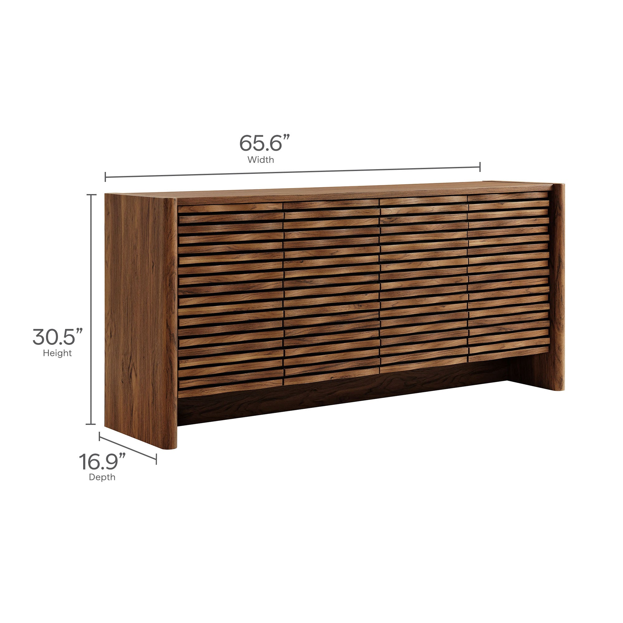Modway Emric Wave 66" 4-Door Sideboard