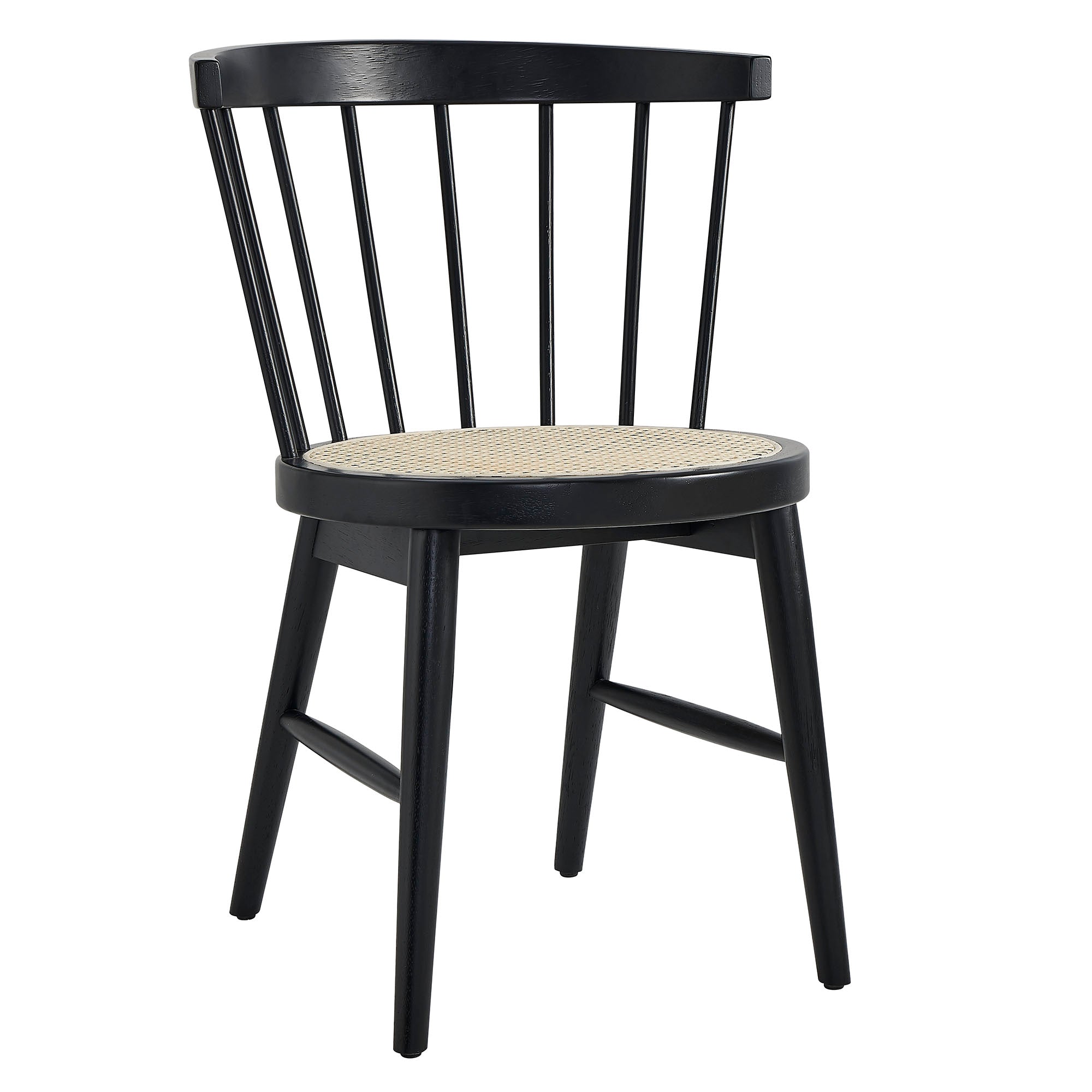 Modway Lykke Curved Spindle Back Dining Chairs Set of 2