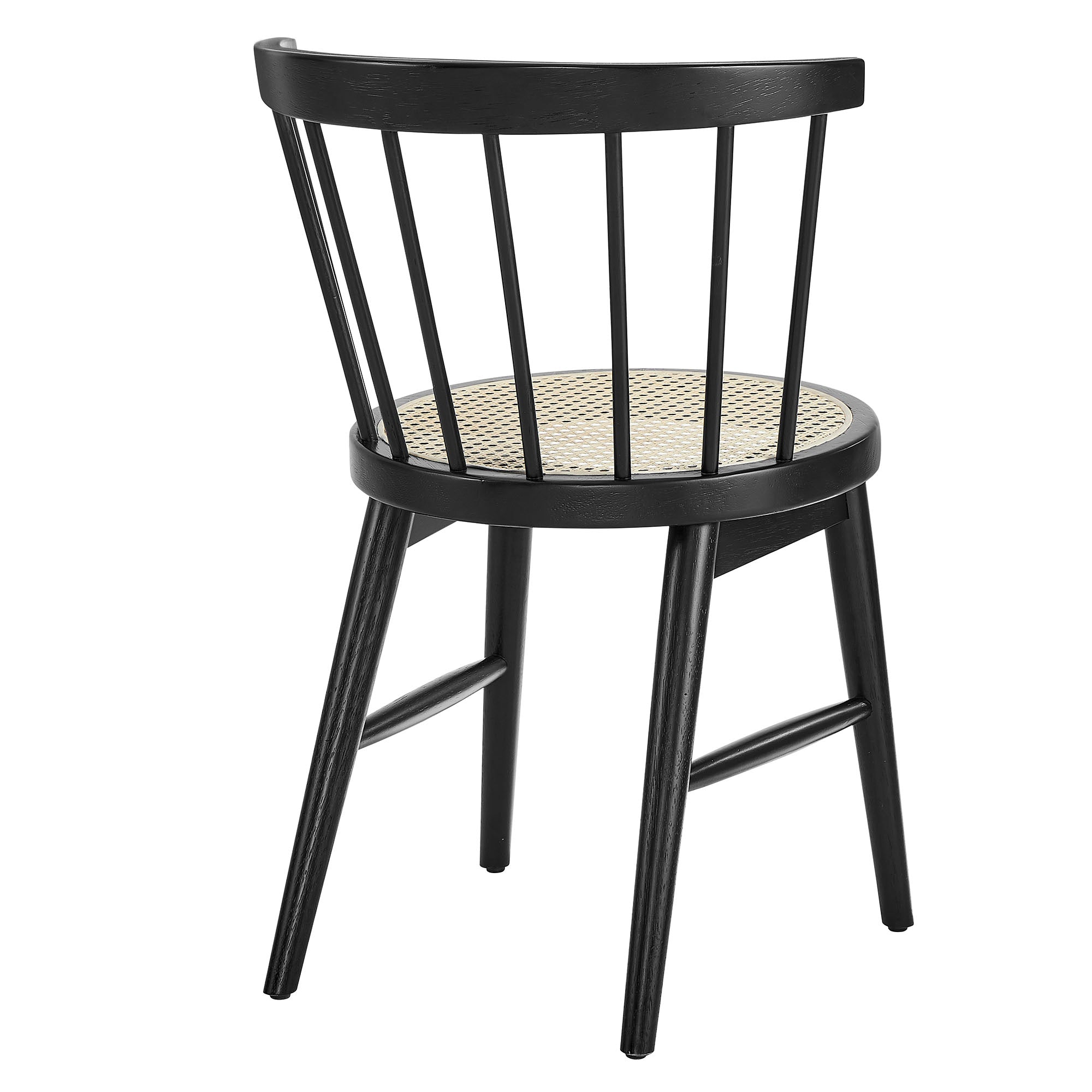 Modway Lykke Curved Spindle Back Dining Chairs Set of 2