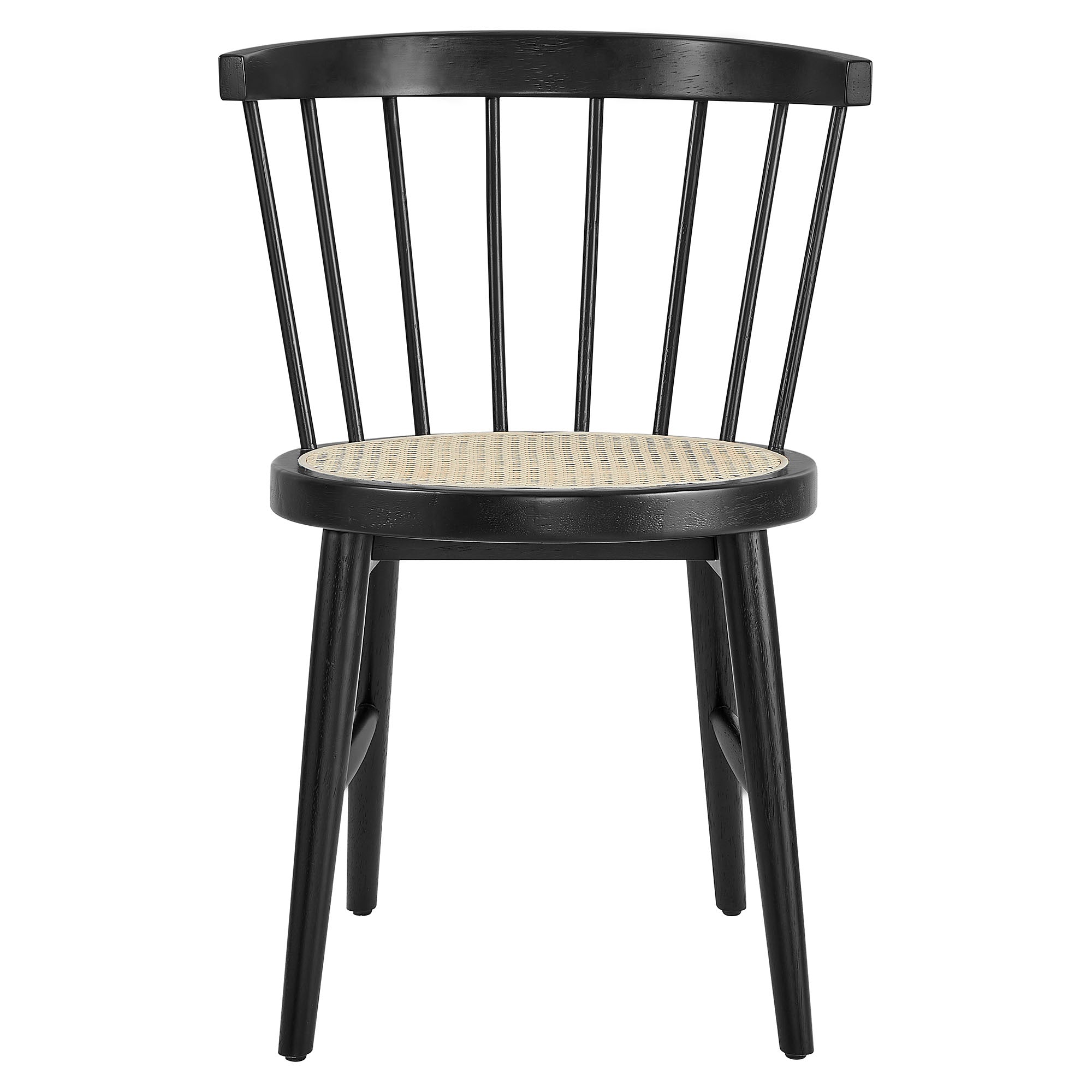 Modway Lykke Curved Spindle Back Dining Chairs Set of 2