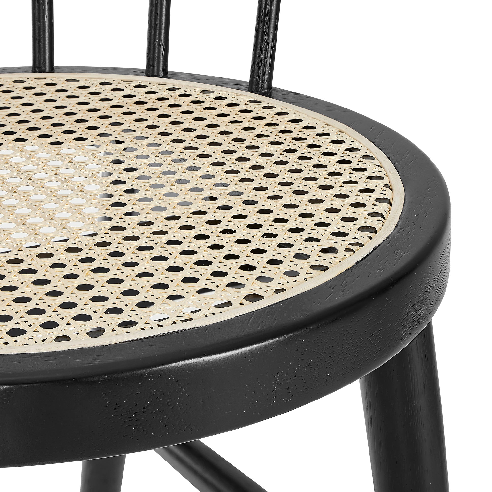 Modway Lykke Curved Spindle Back Dining Chairs Set of 2