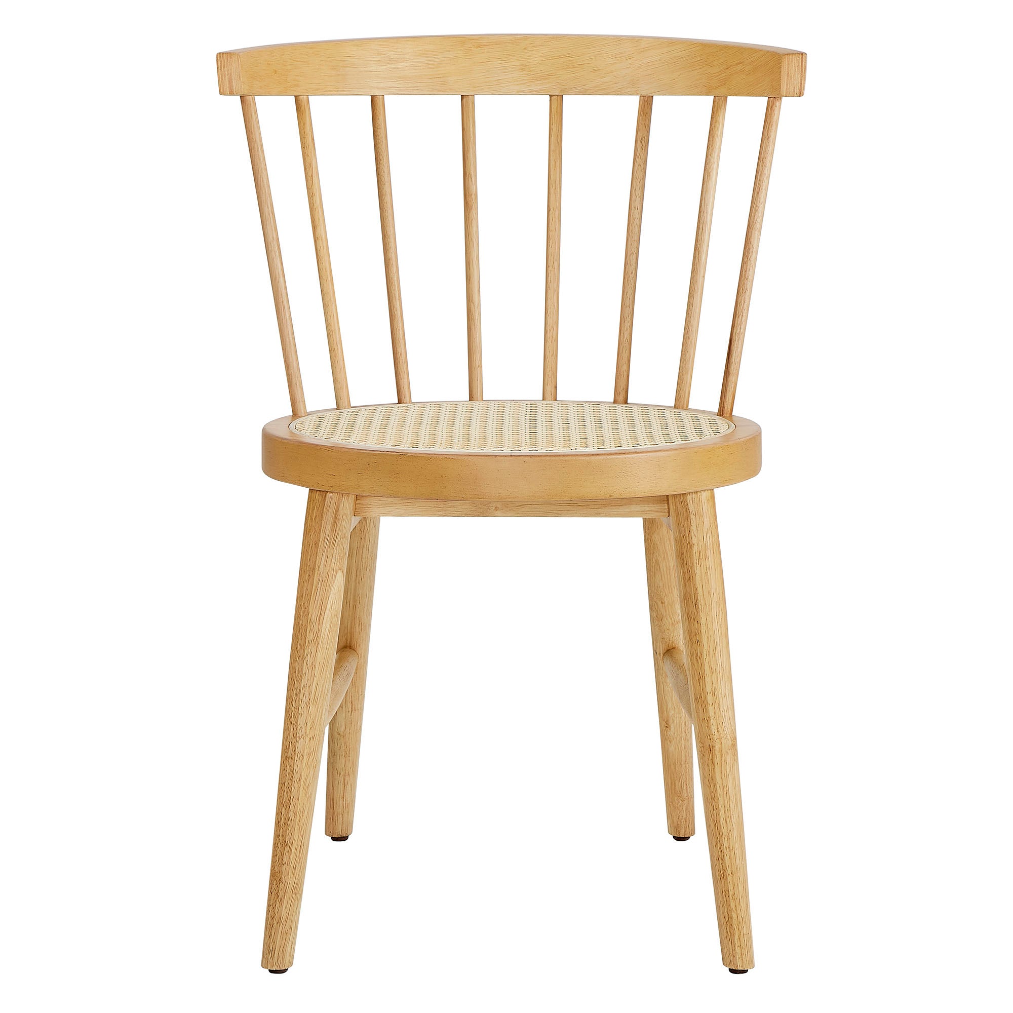Modway Lykke Curved Spindle Back Dining Chairs Set of 2