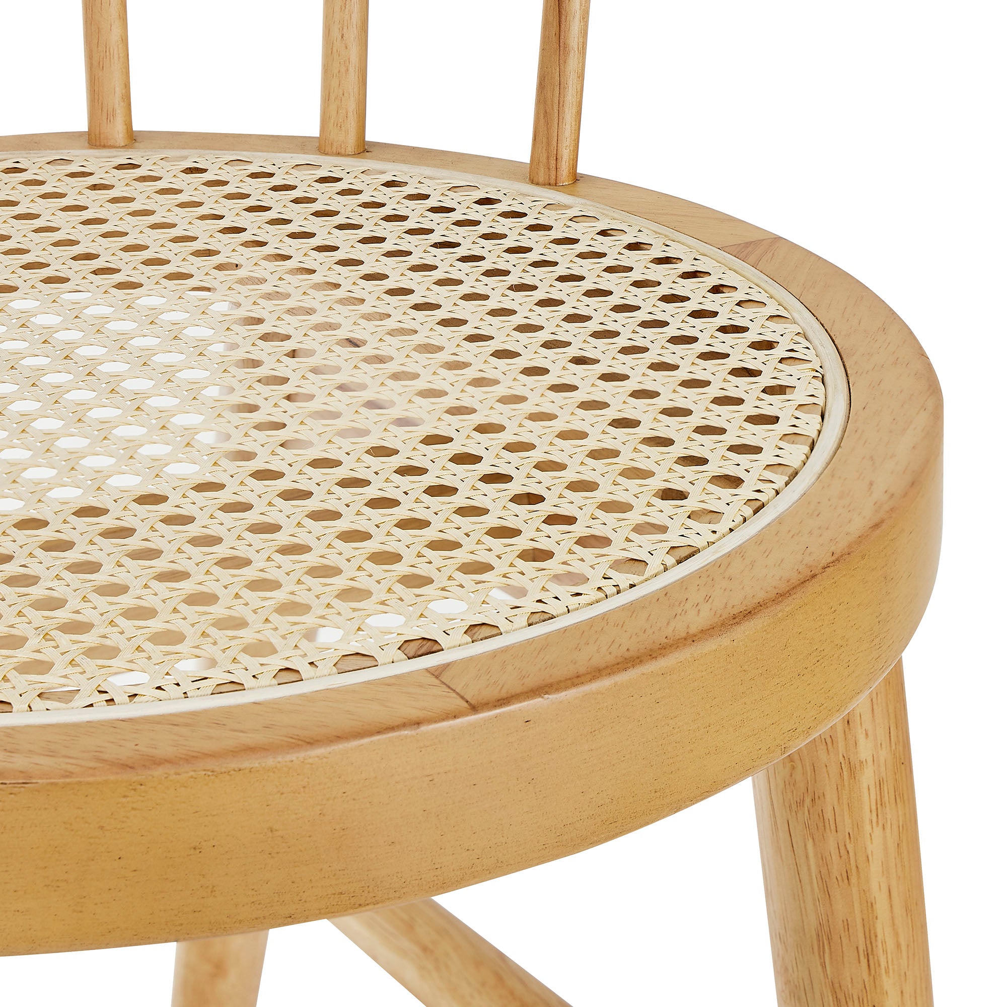 Modway Lykke Curved Spindle Back Dining Chairs Set of 2