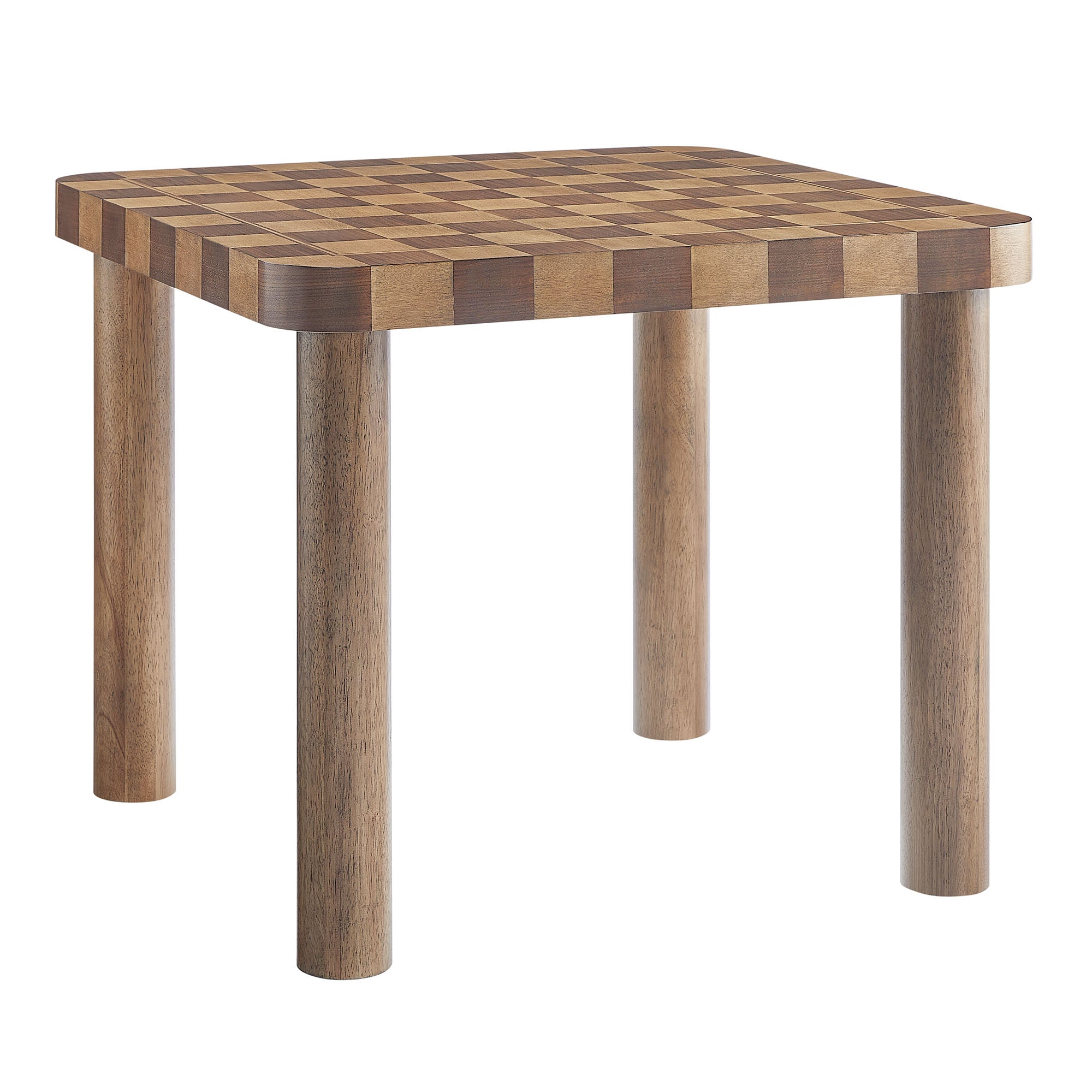Modway Oscar 36 Inch Square Checkered Dining Table