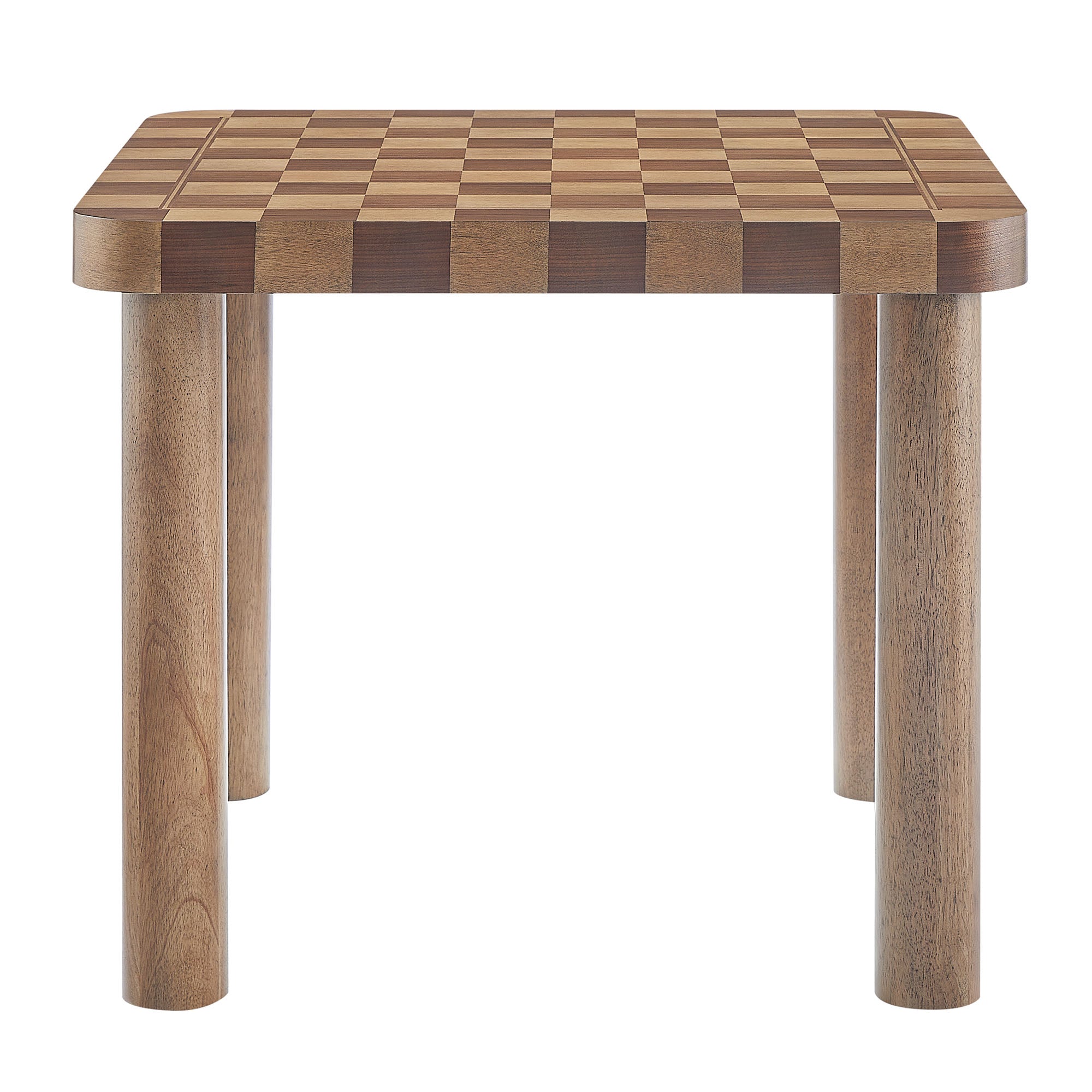 Modway Oscar 36 Inch Square Checkered Dining Table