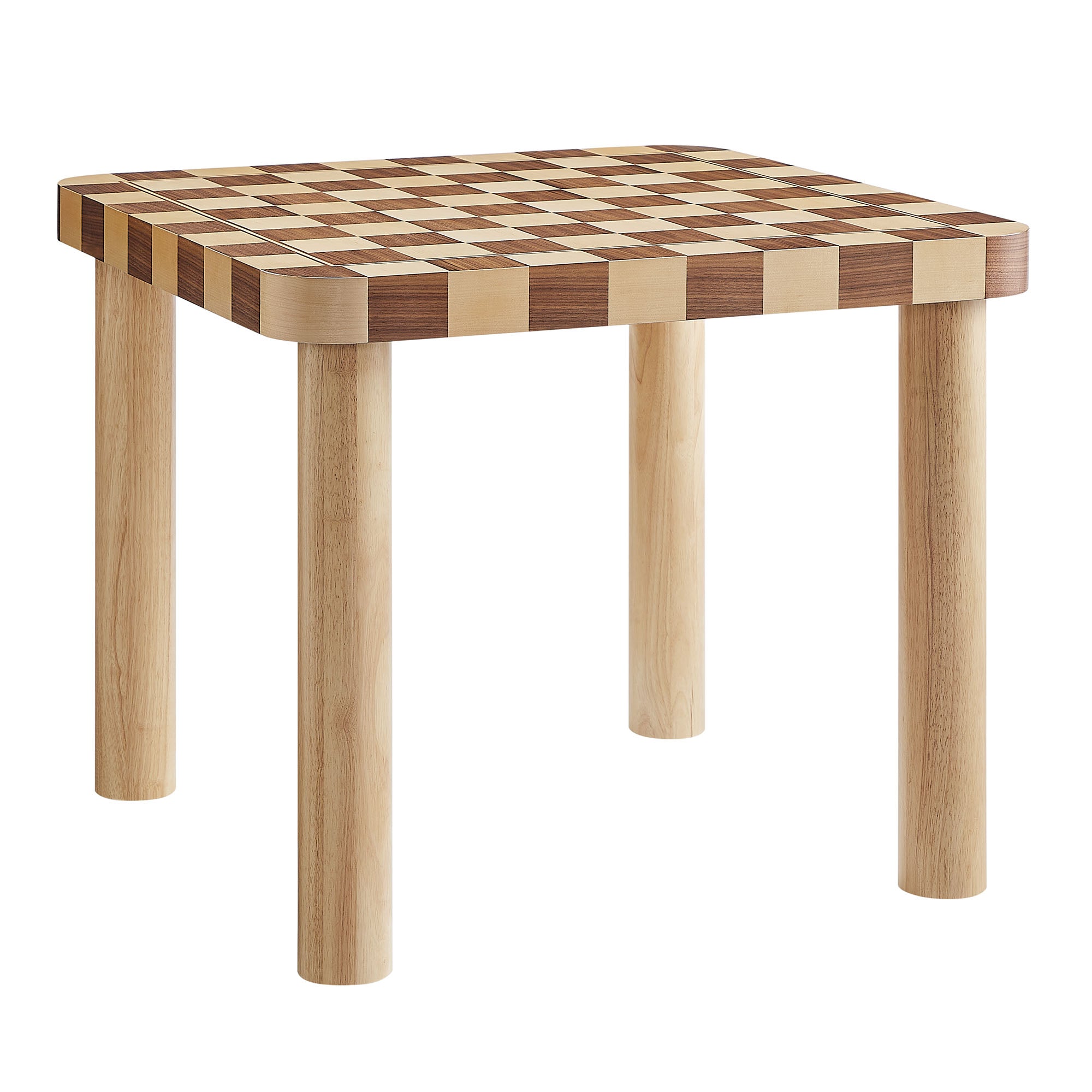Modway Oscar 36 Inch Square Checkered Dining Table