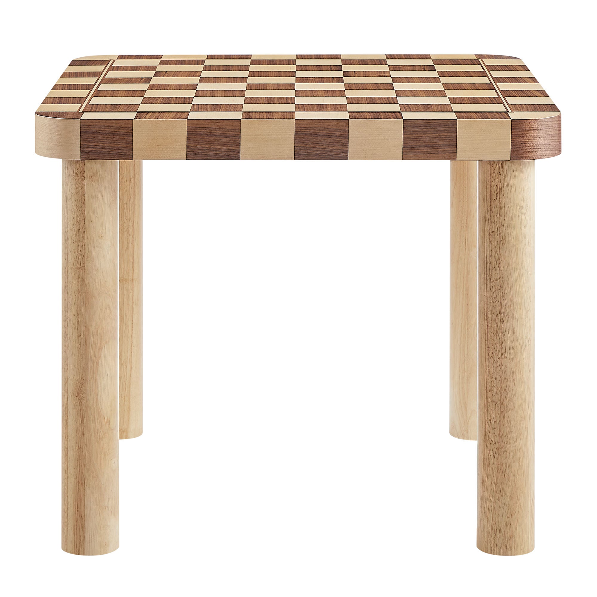 Modway Oscar 36 Inch Square Checkered Dining Table