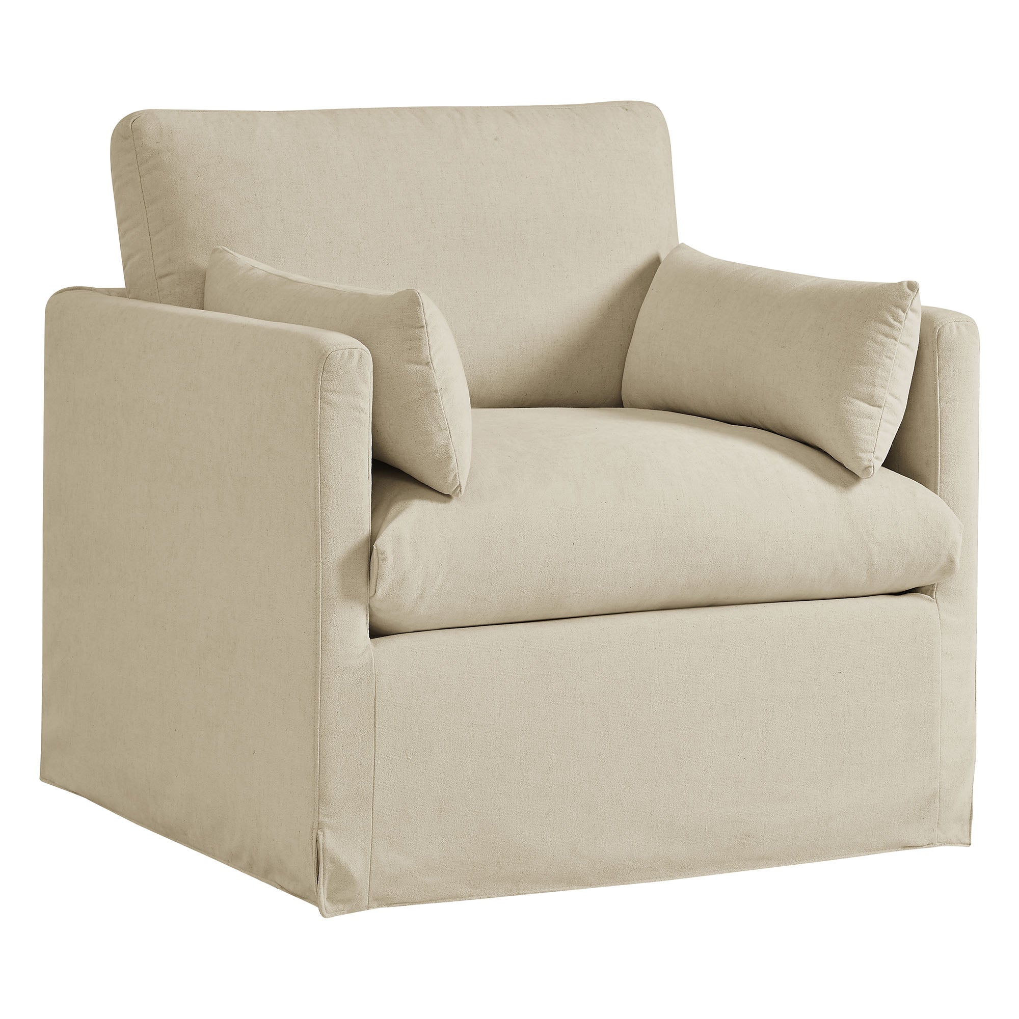 Modway EEI-7357 Wellfleet Slipcovered Linen-Blend Armchair
