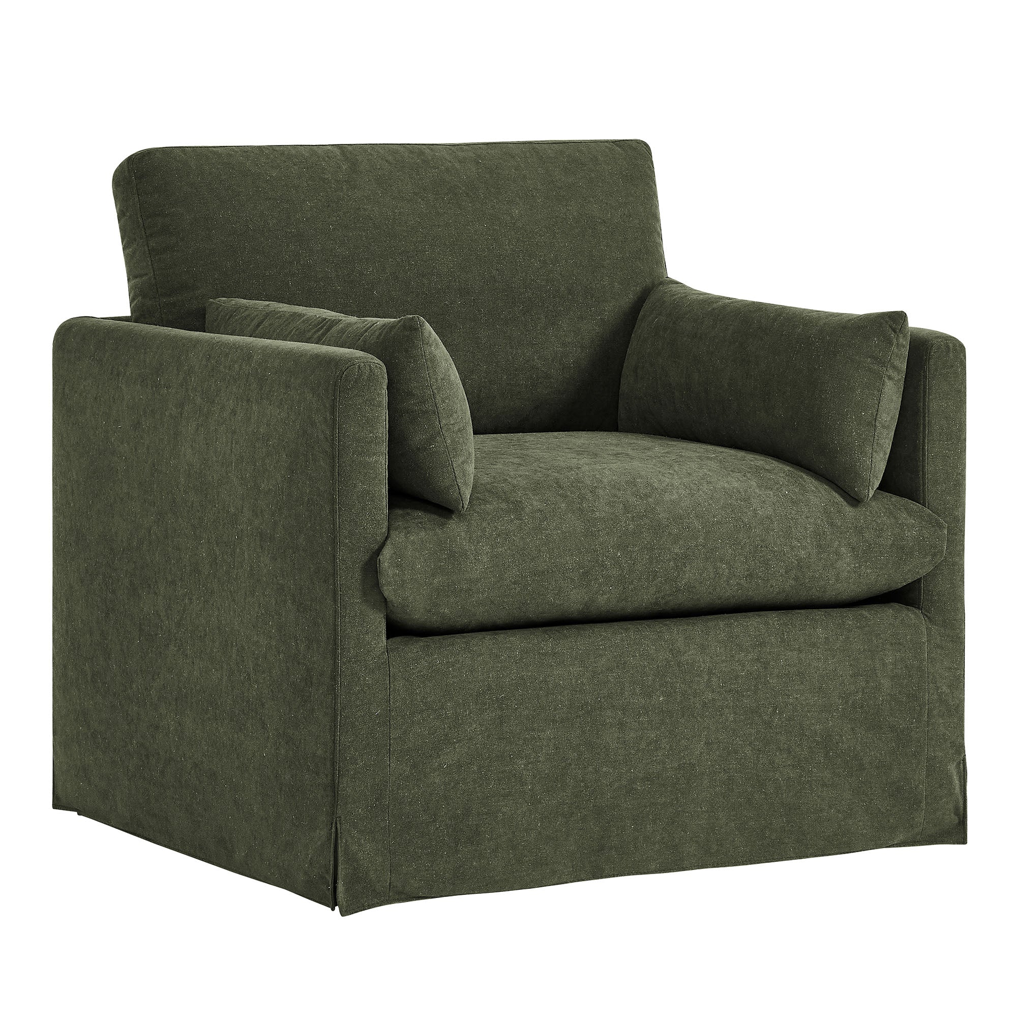Modway EEI-7357 Wellfleet Slipcovered Linen-Blend Armchair