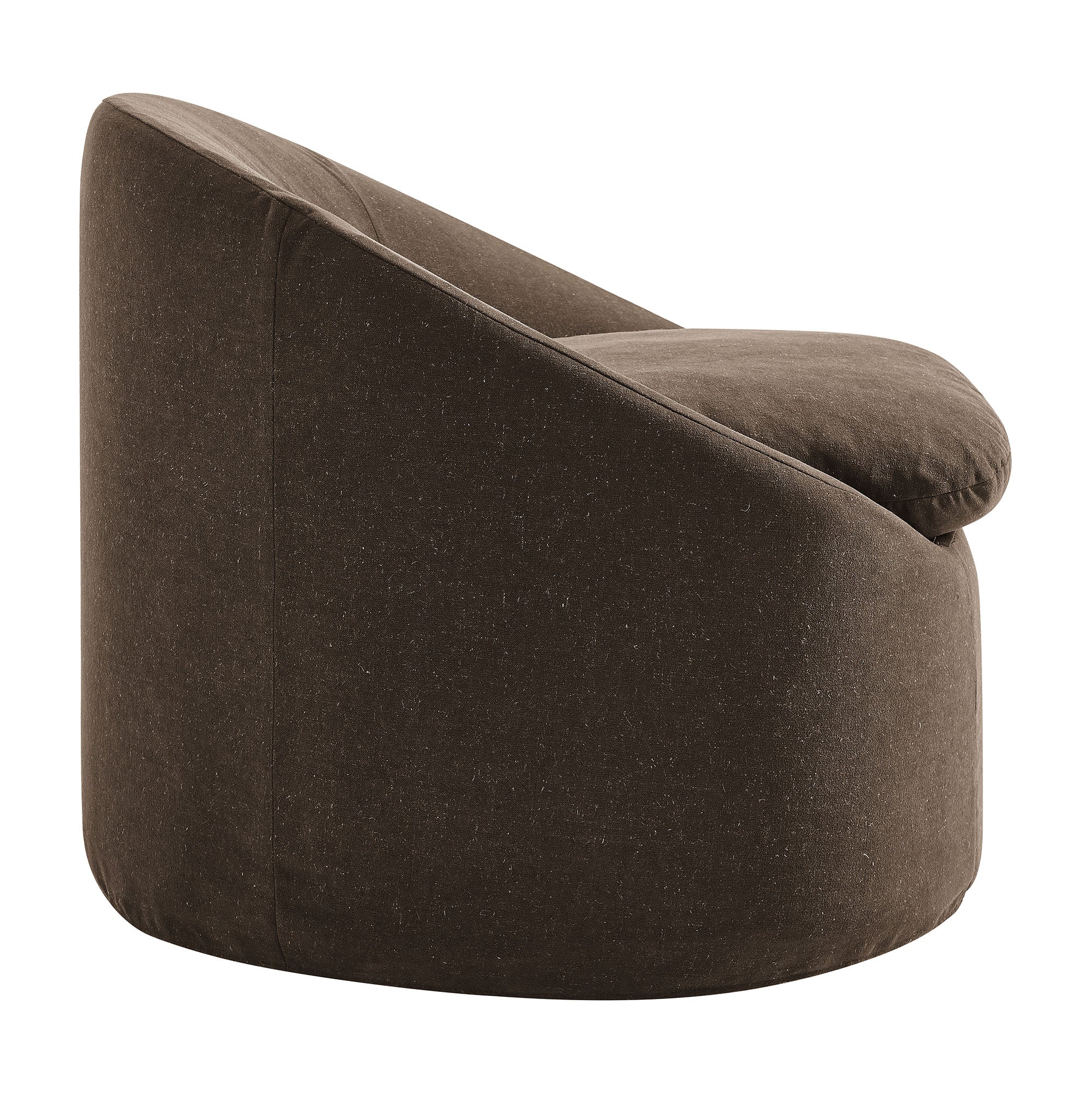 Modway EEI-7358 Sadie Slipcovered Linen-Blend Round Accent Chair