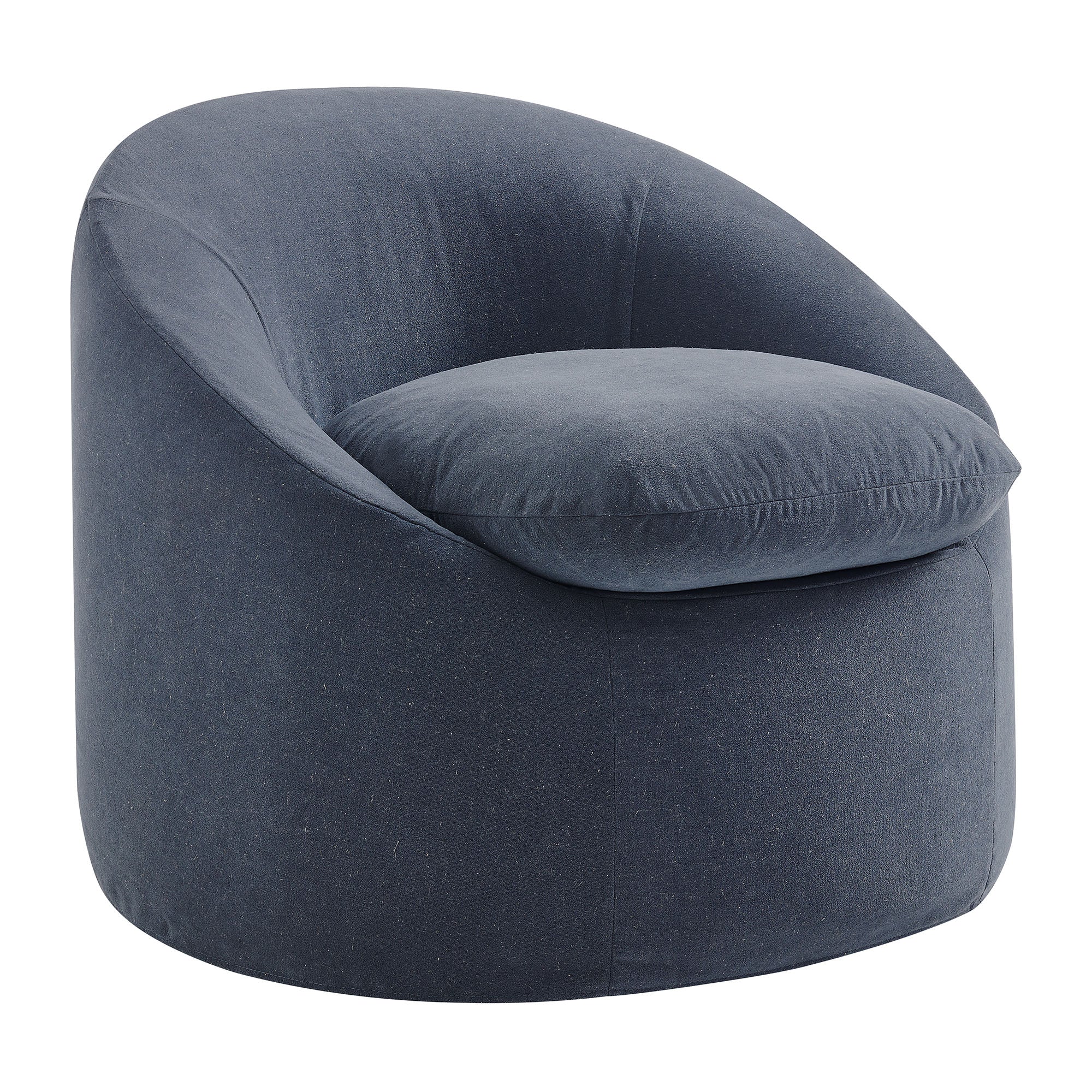 Modway EEI-7358 Sadie Slipcovered Linen-Blend Round Accent Chair