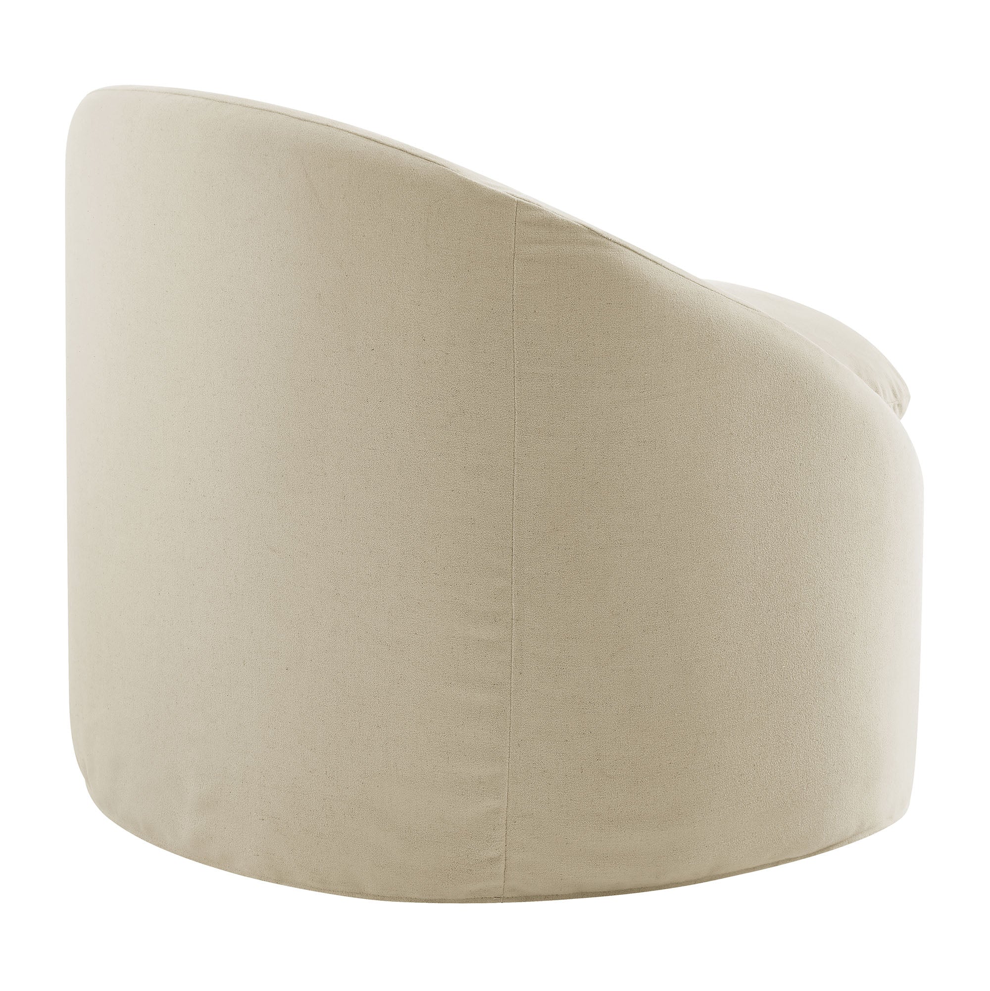 Modway EEI-7358 Sadie Slipcovered Linen-Blend Round Accent Chair
